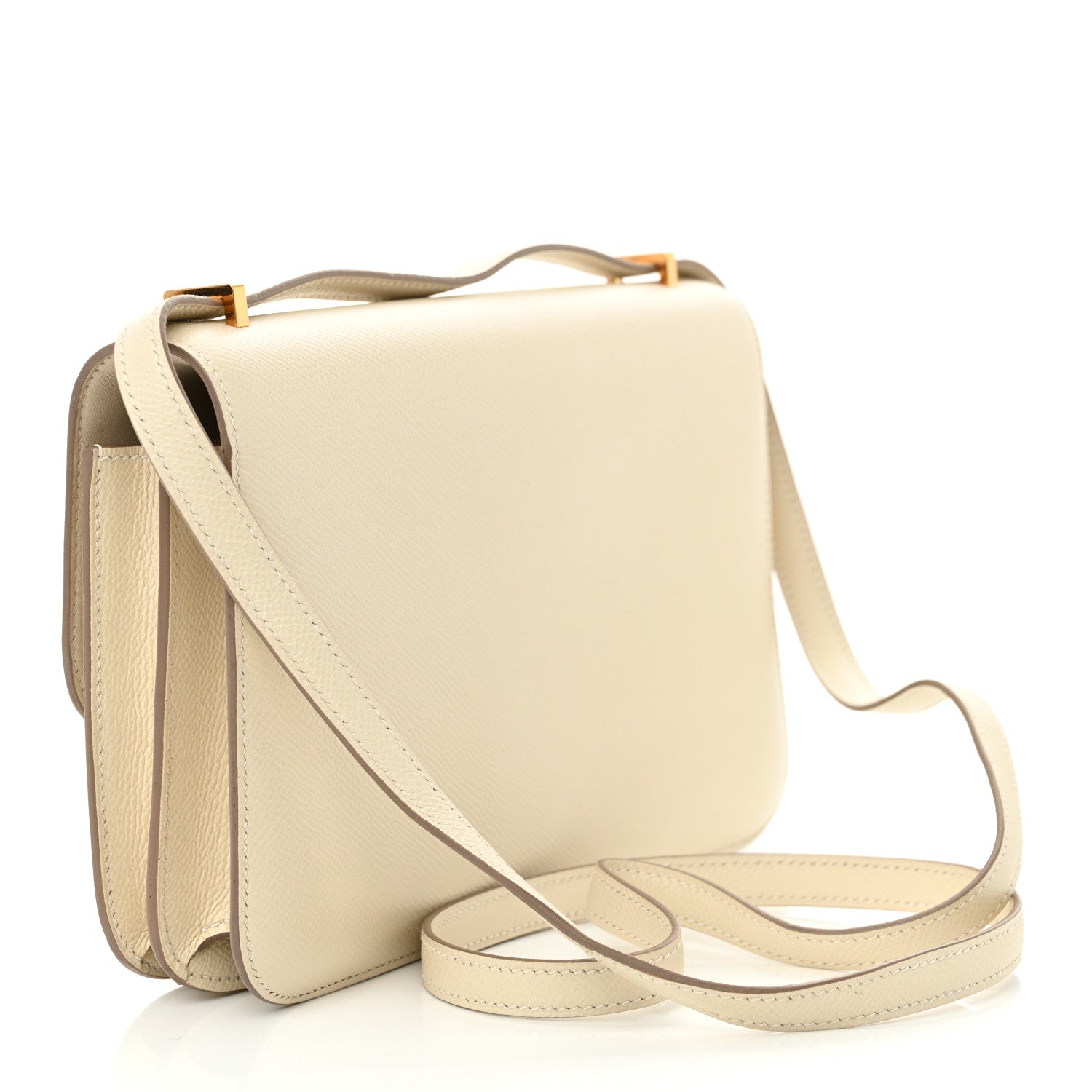 Hermes Epsom Horseshoe Constance Elan Craie Handbag Shoes