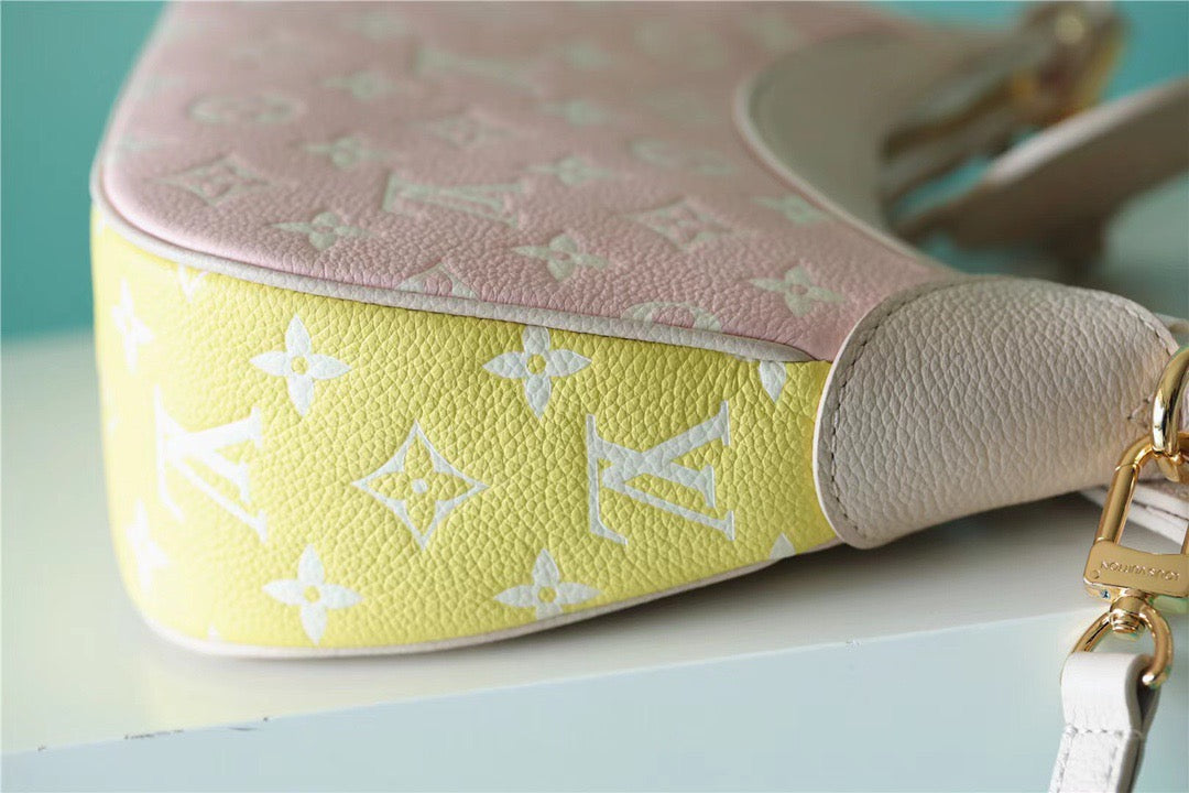 Top Quality Bagatelle Bb Empreinte Yellow For Monogram Beige Crossbody Bag