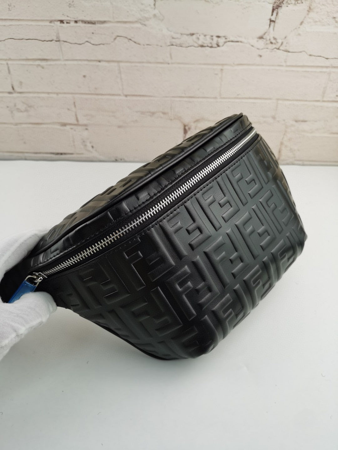 Fendi Top QualityTop Quality Belt Men, Black FF Accessory