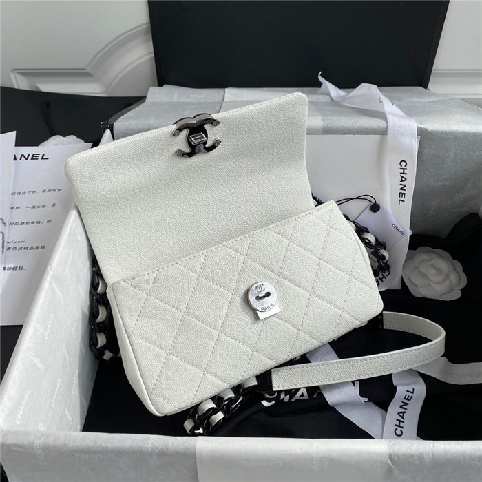 CHL 19 20cm White Handbag