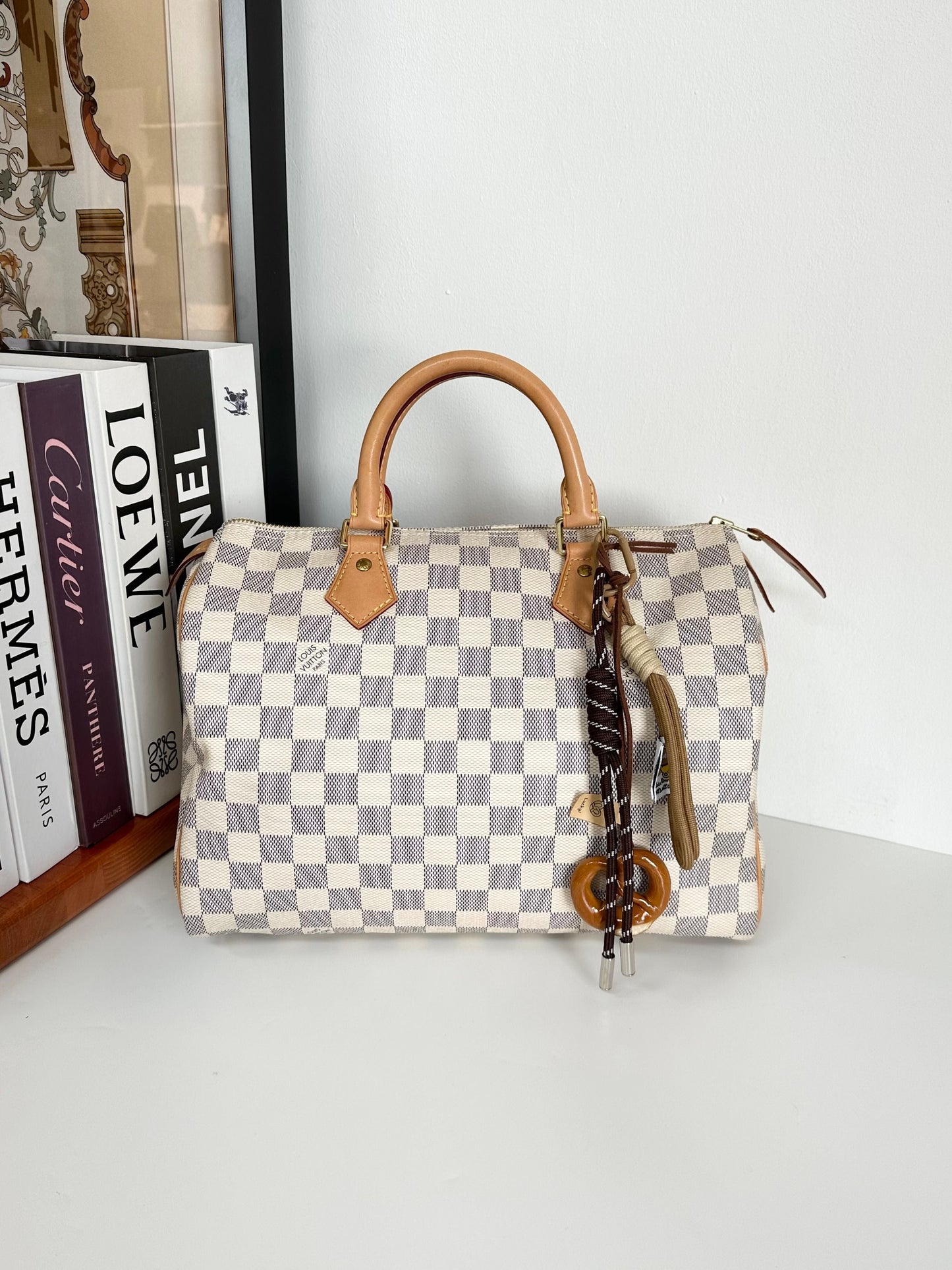 Louis Vuitton Speedy 30 Damier  Women Handbags #9A