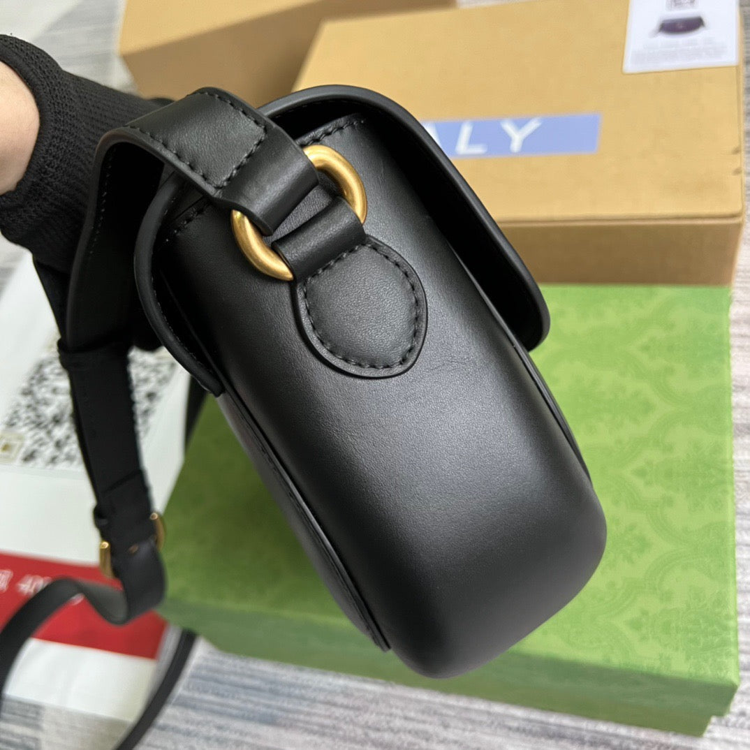 gg Aria , ’s 10in Black Shoulder Bag
