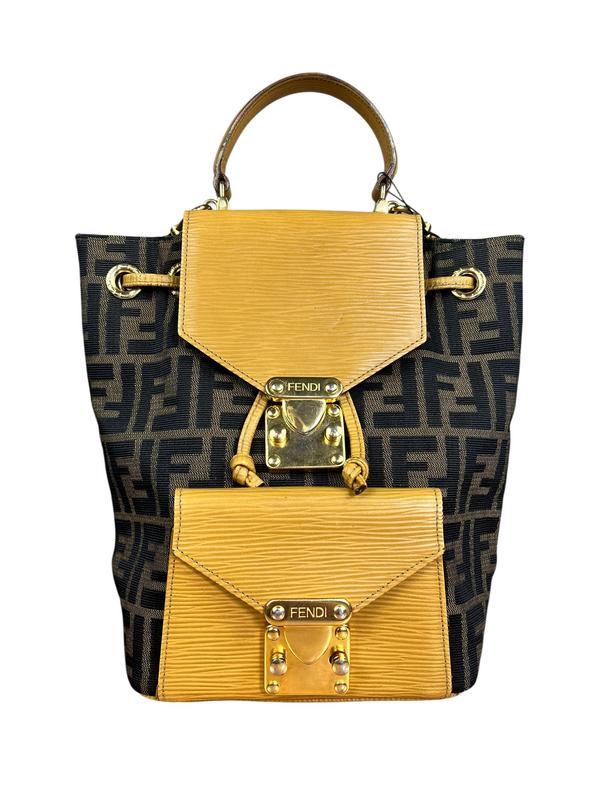 Fendi Handbag FF Zucca Backpack Monogram