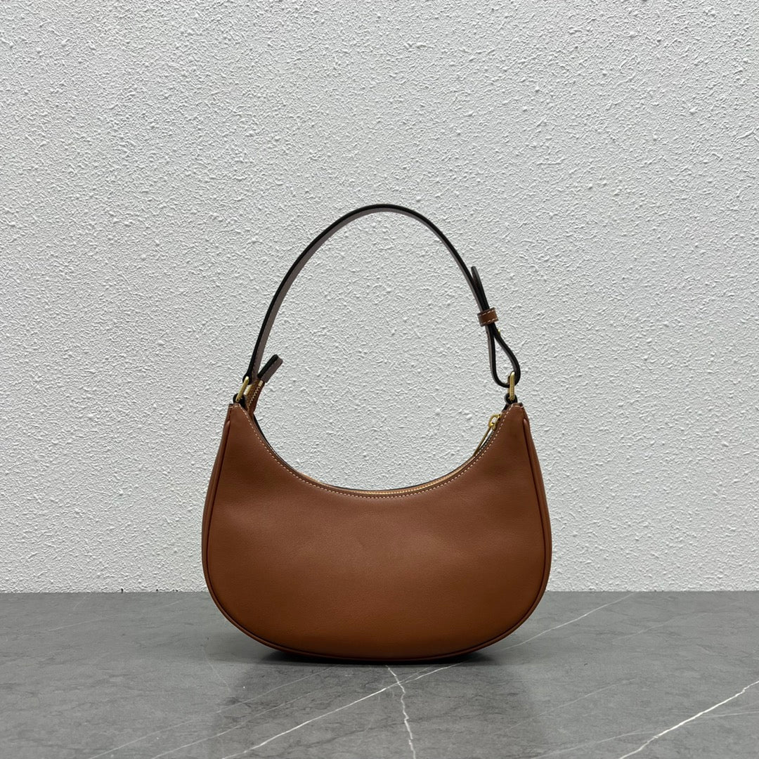 Top Quality Ava Bag With Triomphe Embroidery Tan Travel Bag