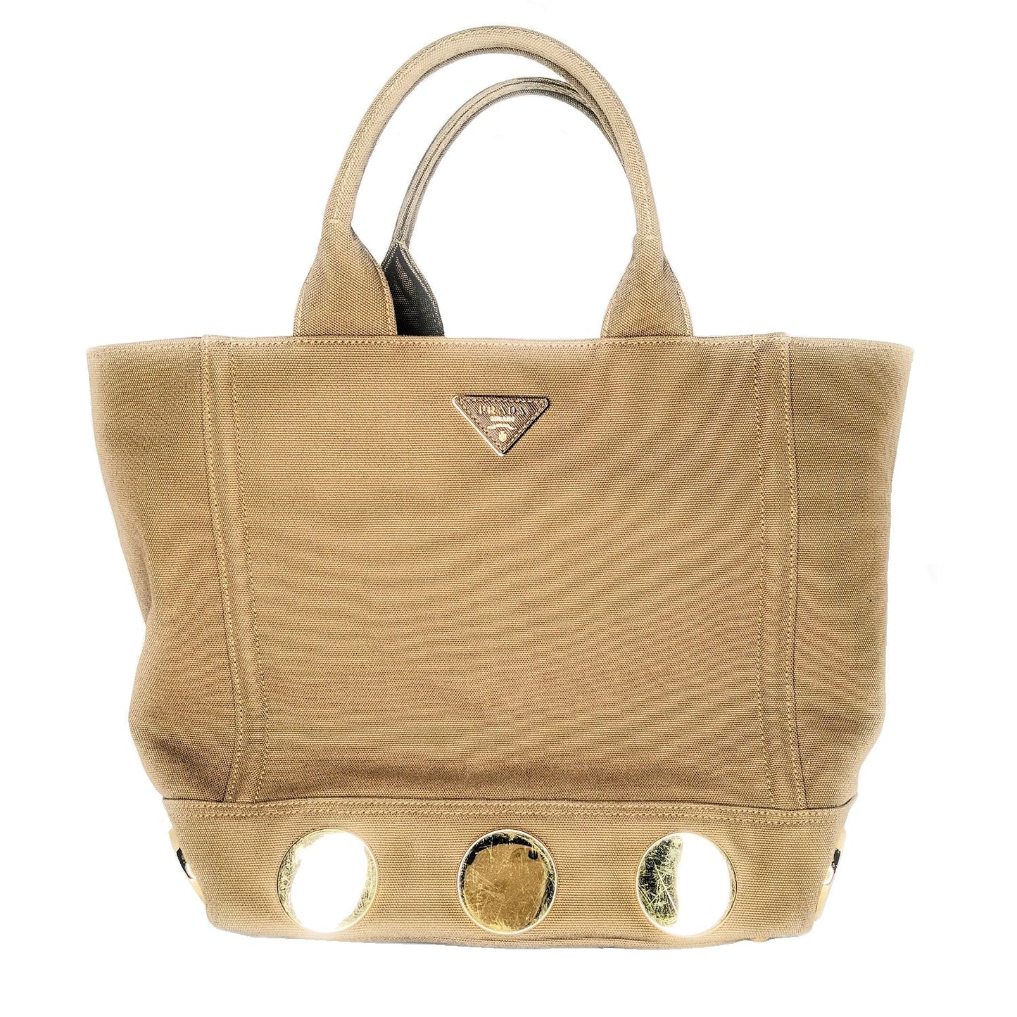 Prada Prada Tobacco Canapa Shopping Tote Tote Bag