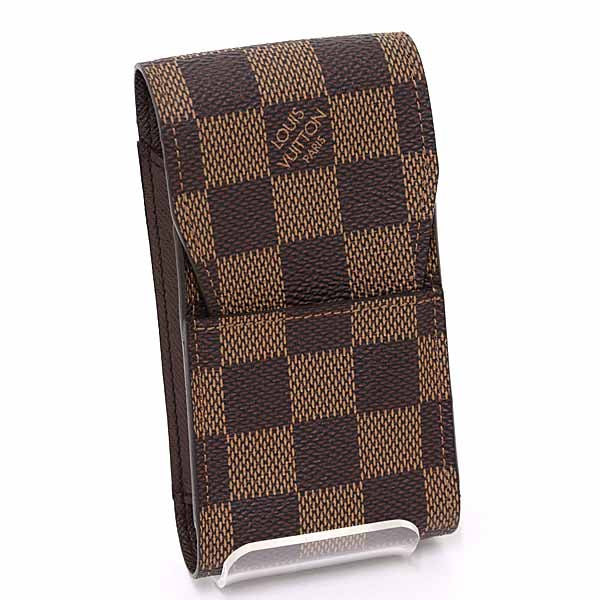 Louis Vuitton Cigarette N63024 Damier Etui Canvas Brown Handbag