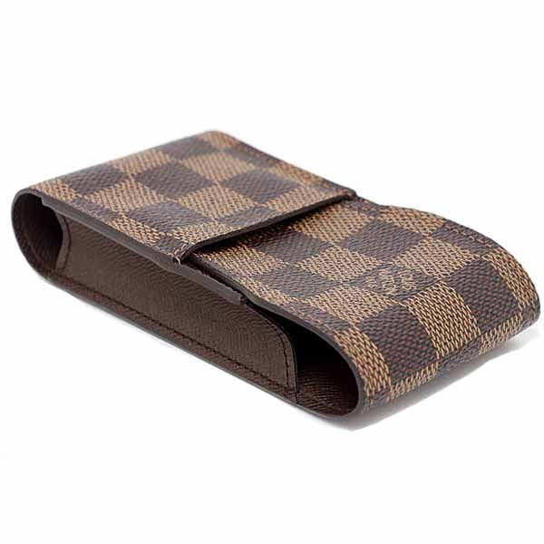 Louis Vuitton Cigarette N63024 Damier Etui Canvas Brown Handbag