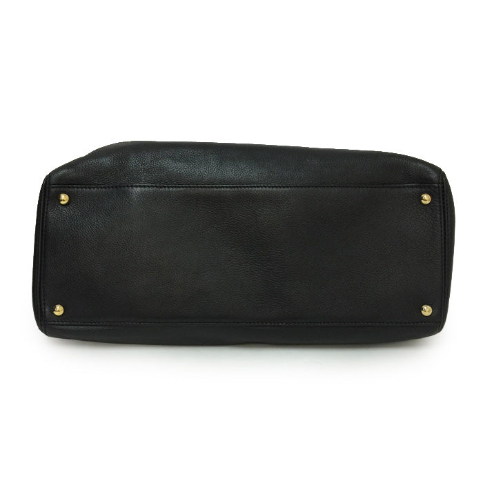 Chanel Caviar Skin Executive 2way Tote Bag Black