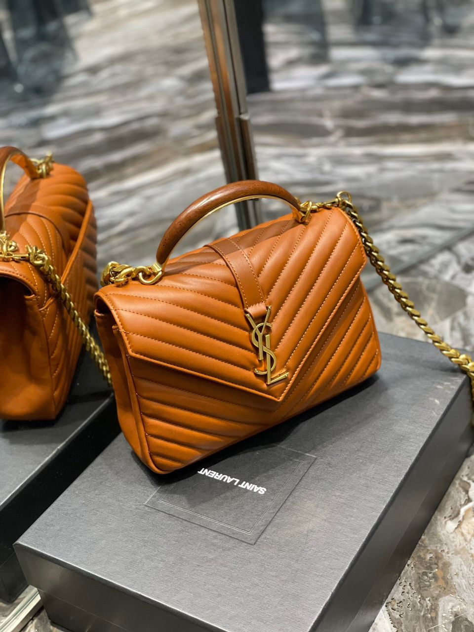 YSL Saint Laurent College Handbag Chain Travel Bag Ysl 600279Brm076309 2699
