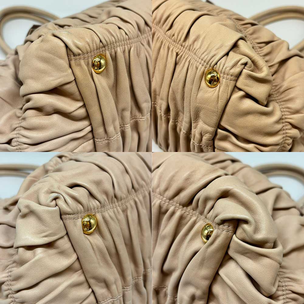 Prada Nappa Way Handbag Leather Travel Bag