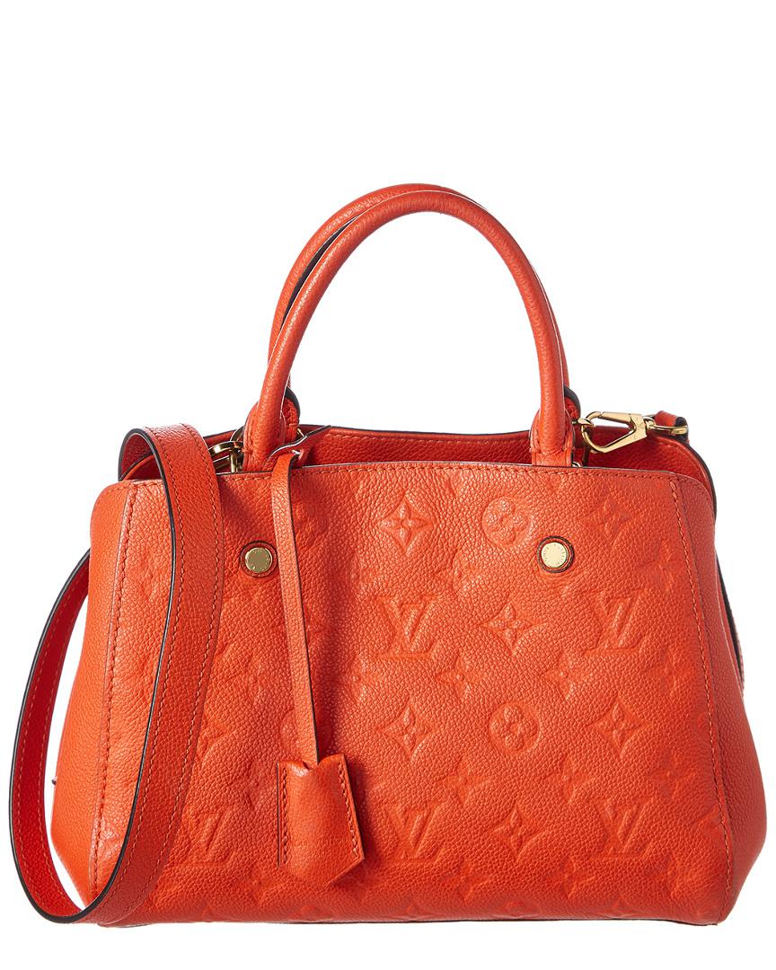Louis Vuitton Montaigne Satchel - Apricot Empreinte Leather Satchel Bag