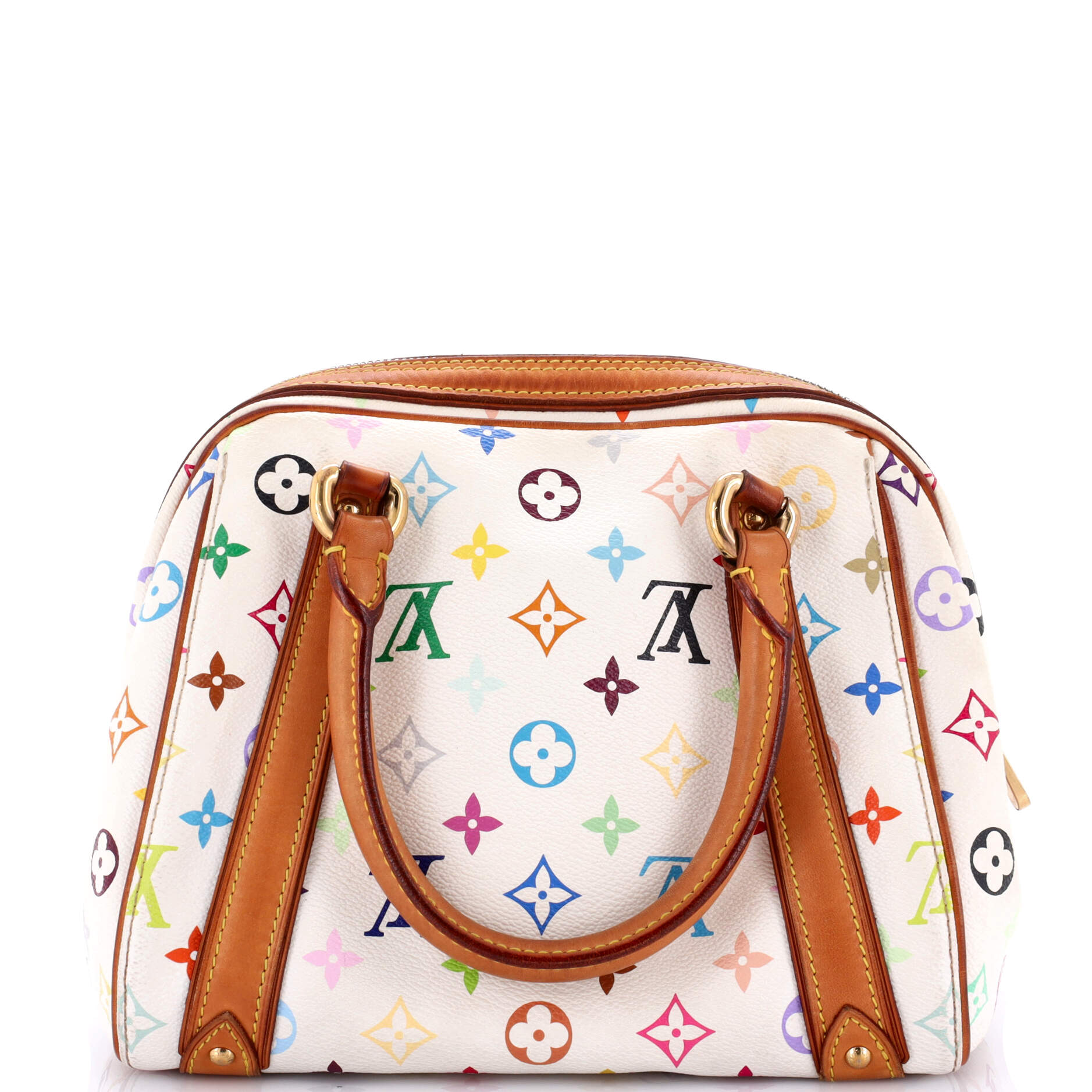 Louis Vuitton Priscilla Handbag Multicolor Monogram Travel Bag