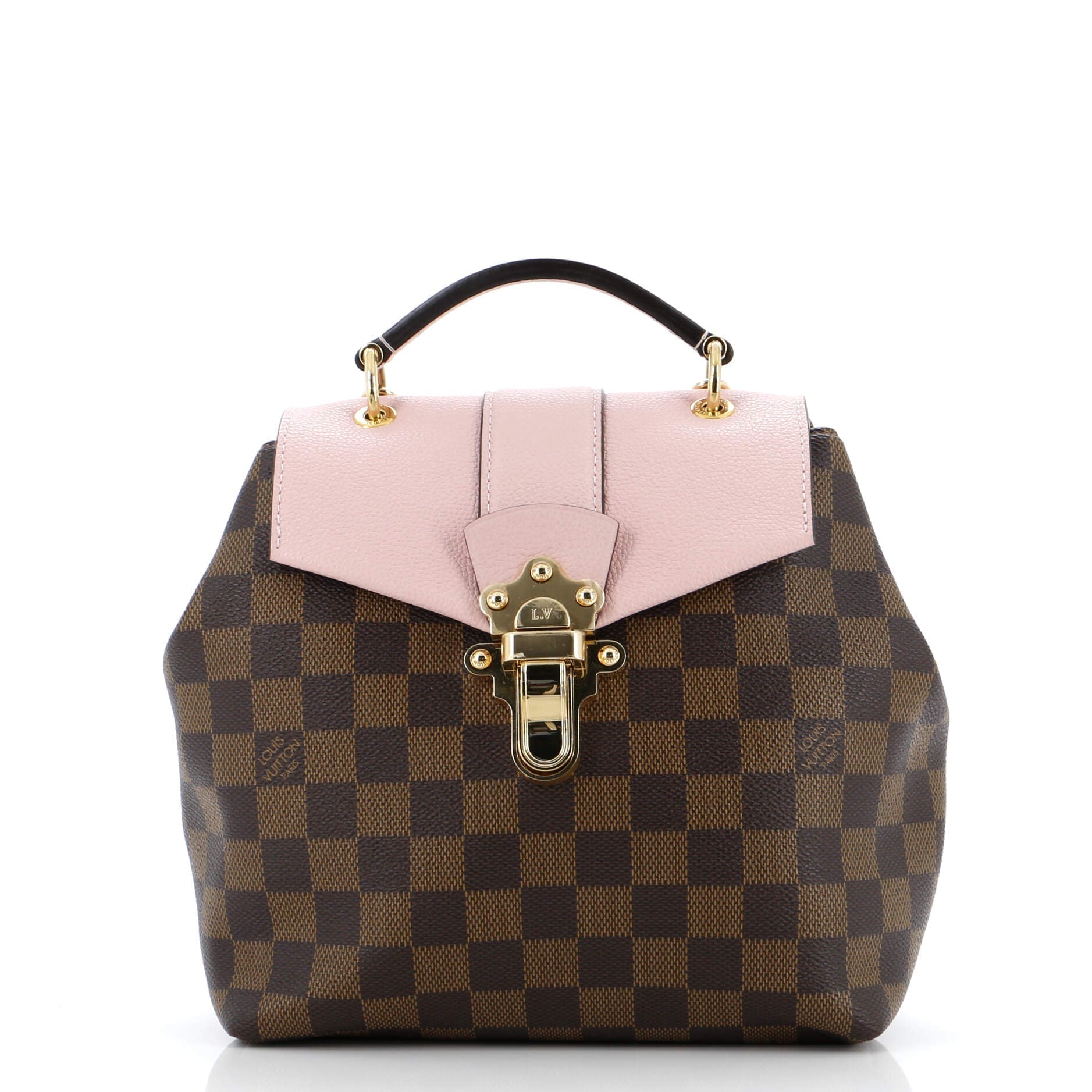 Louis Vuitton Clapton Backpack Damier And Leather Leather 3002291