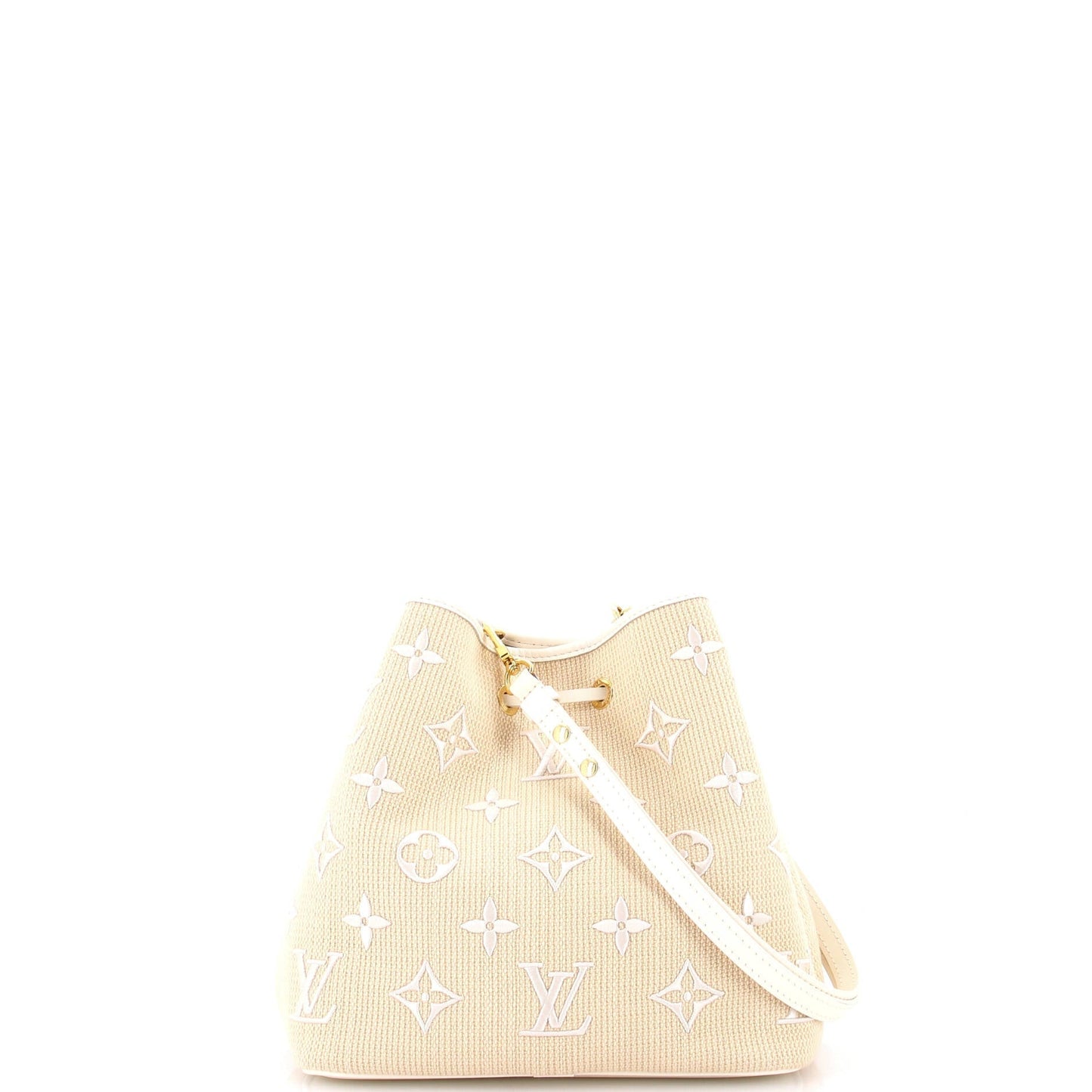 Louis Vuitton Neo Noe By The Pool Mm Bag Raffia Monogram Bucket Bag