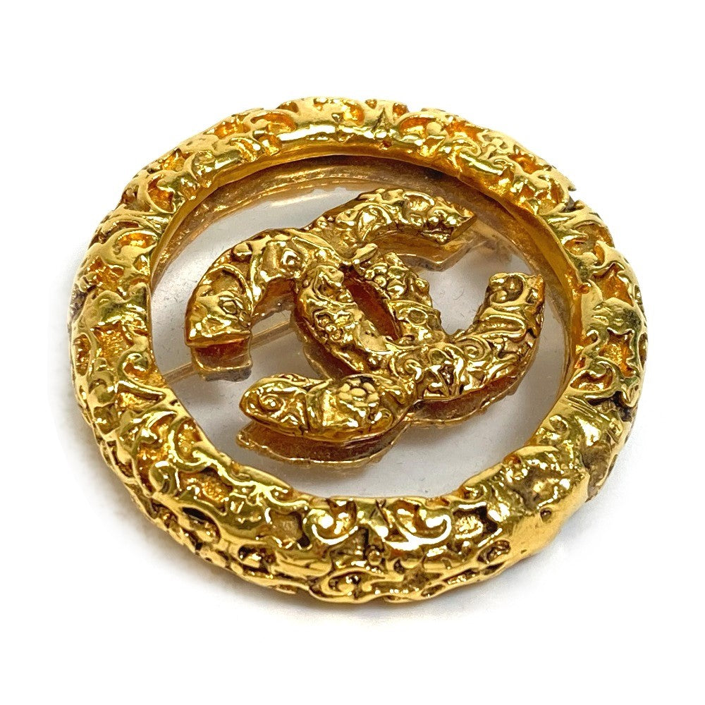 Chanel Brooch Gold Handbag 1