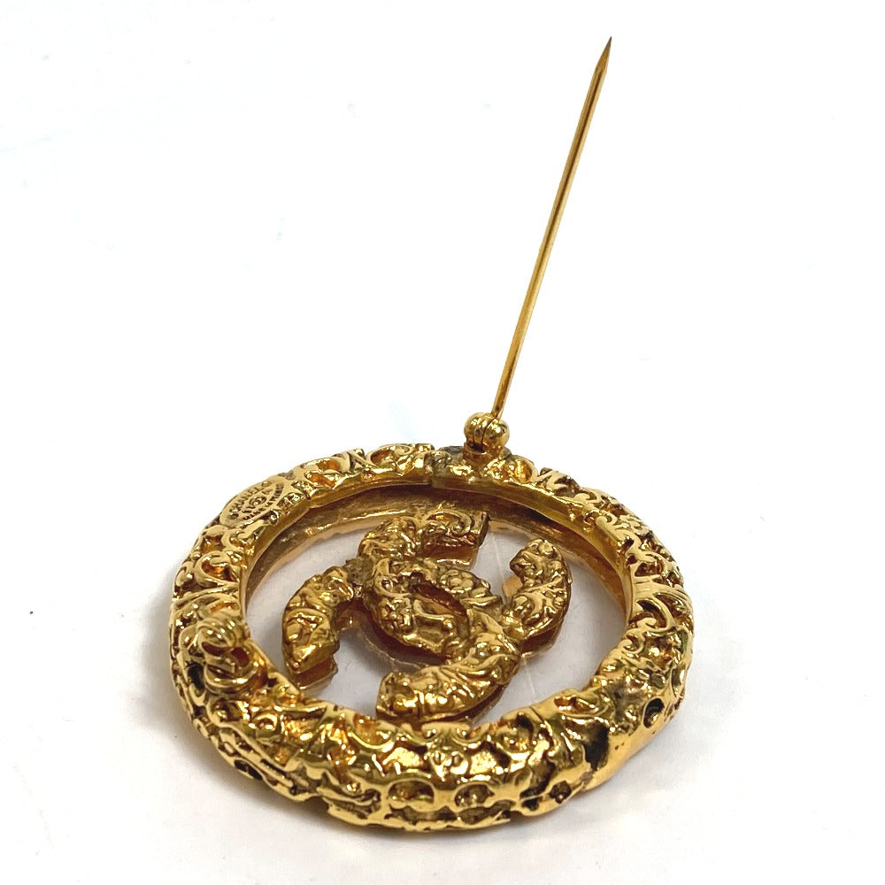 Chanel Brooch Gold Handbag 1