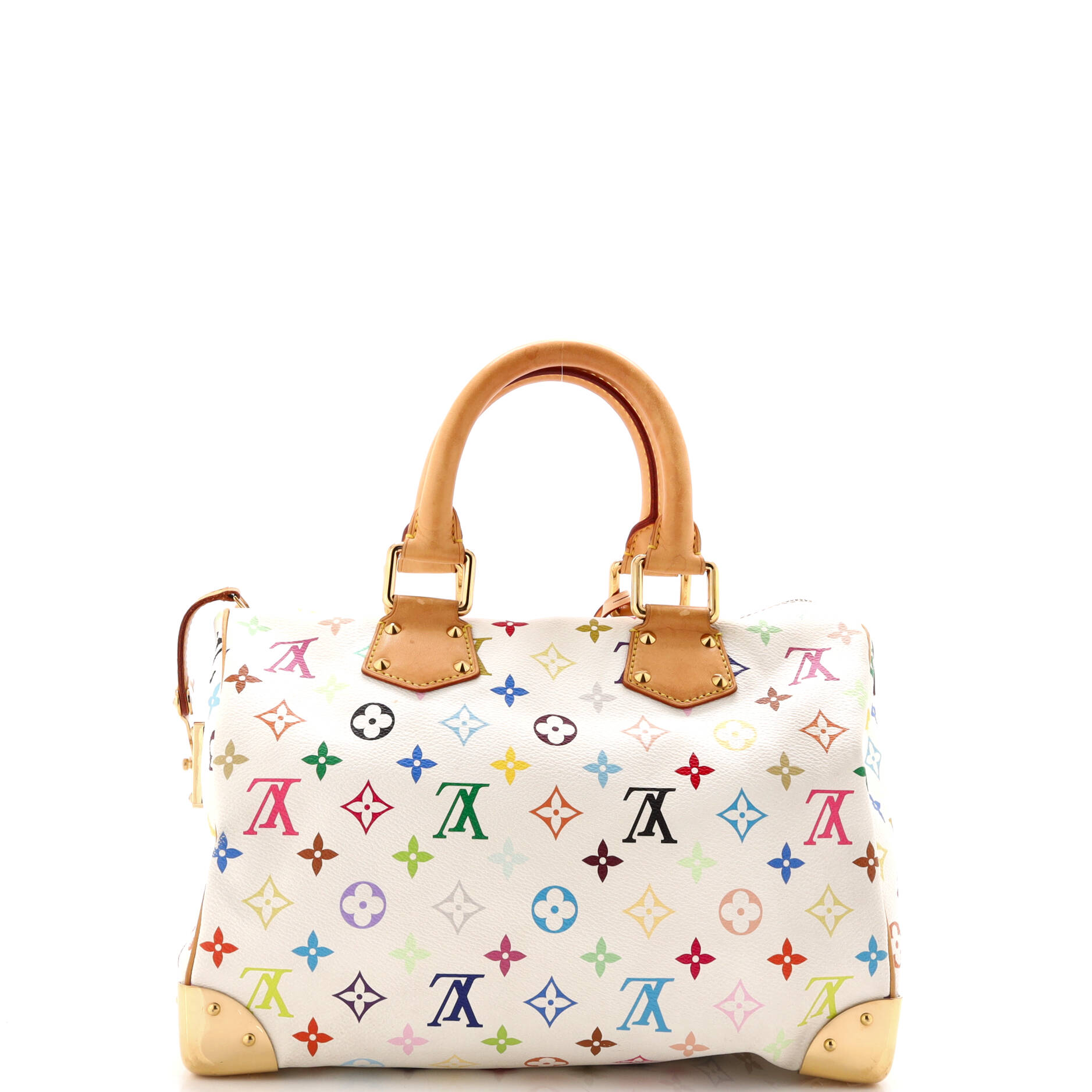 Louis Vuitton Speedy Handbag Multicolor Monogram Travel Bag