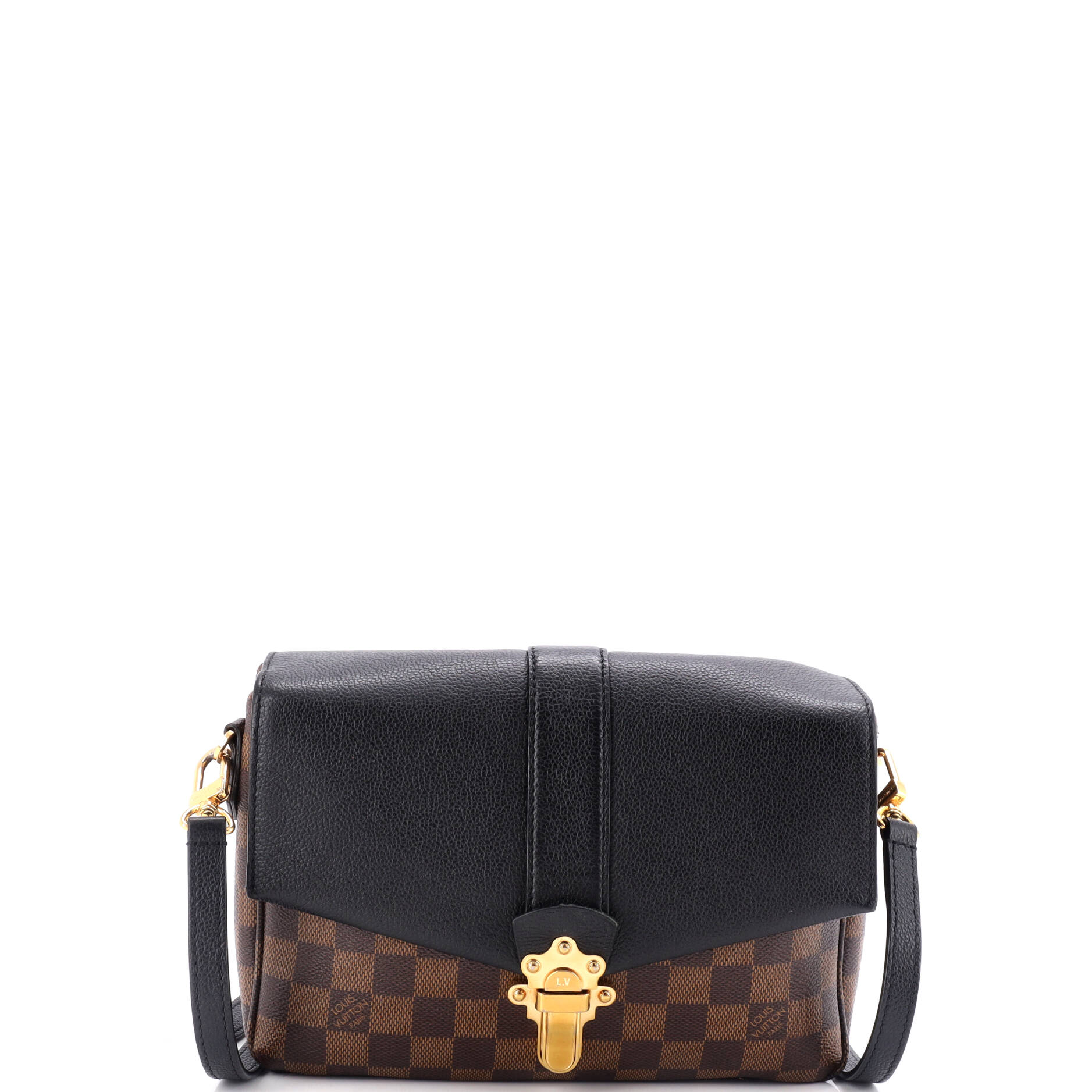 Louis Vuitton Clapton Handbag Damier And Pm Leather Shoulder Bag Leather Pm3008611