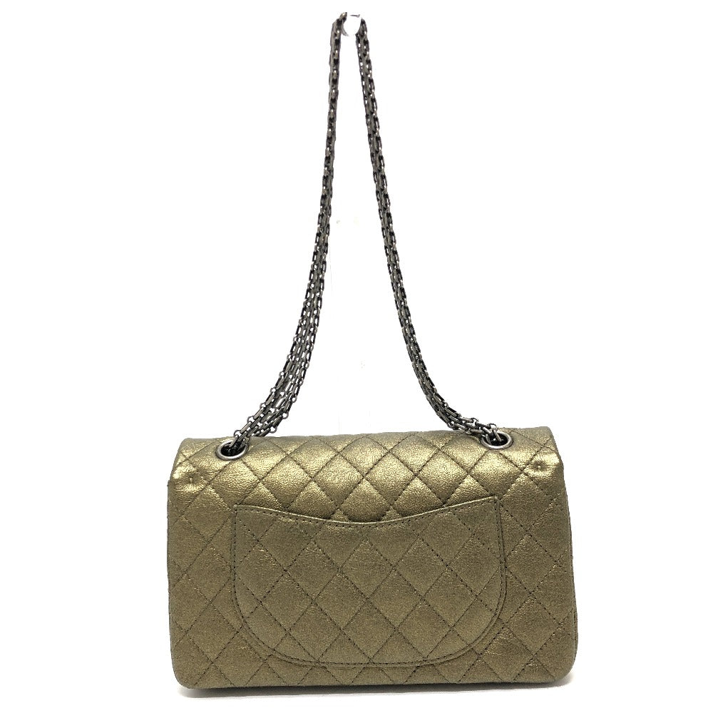 Chanel Calfskin 2.55 Gold Shoulder Bag