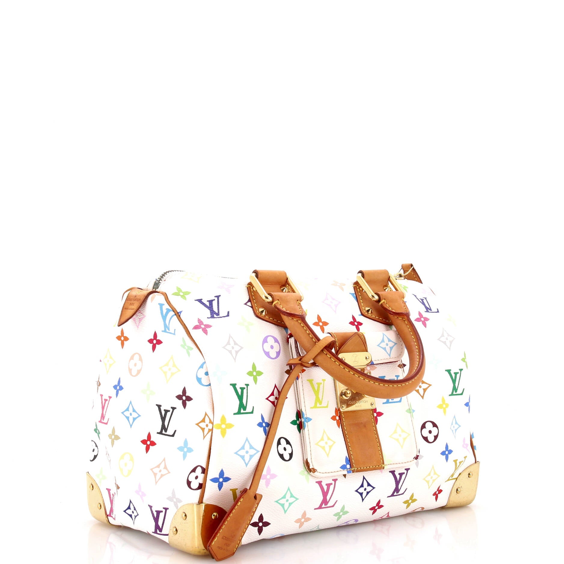 Louis Vuitton Speedy Handbag Multicolor Monogram Travel Bag Multicolor 303015911