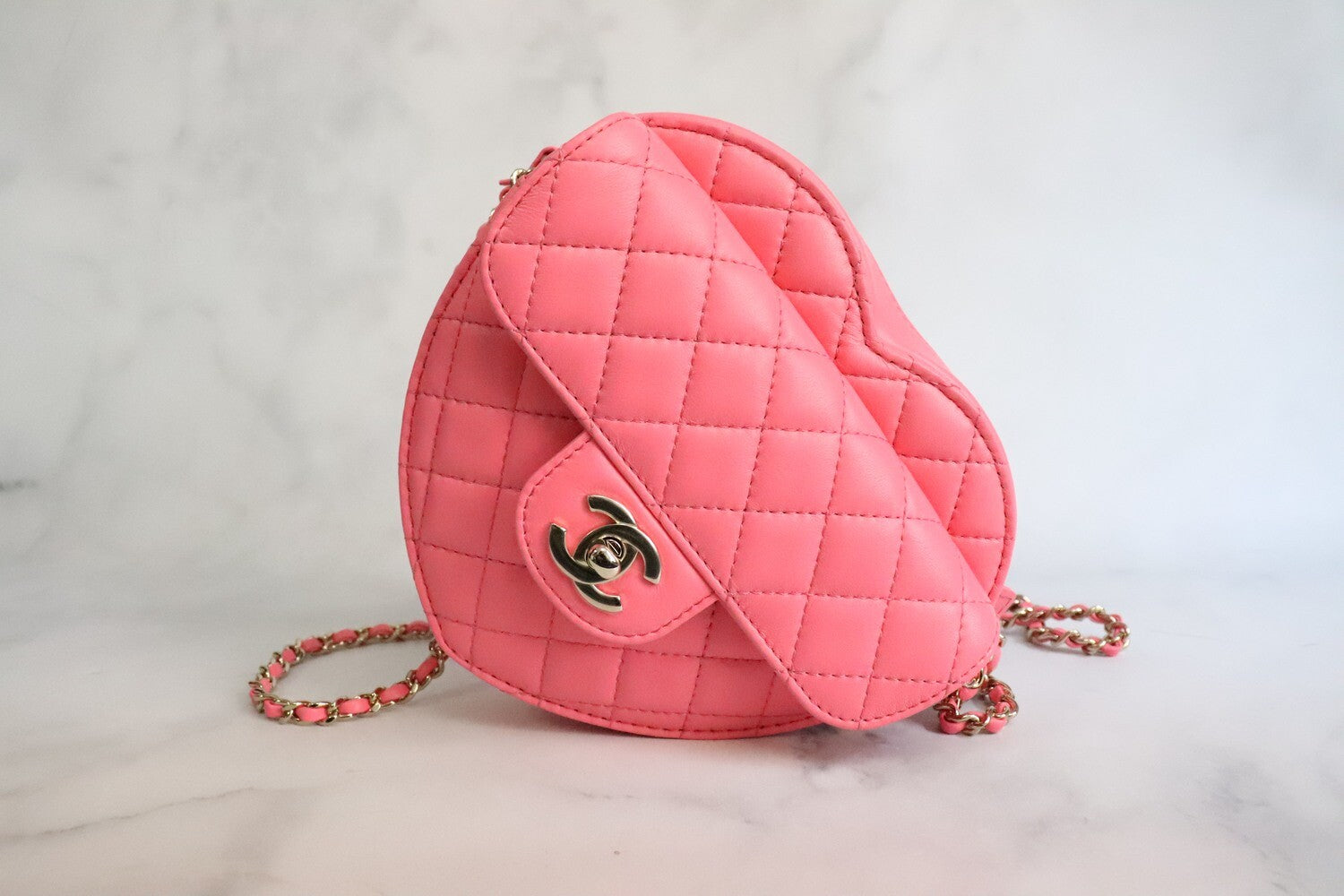 Chlmini Heart Bag Coral Pinike For Women Travel Bag