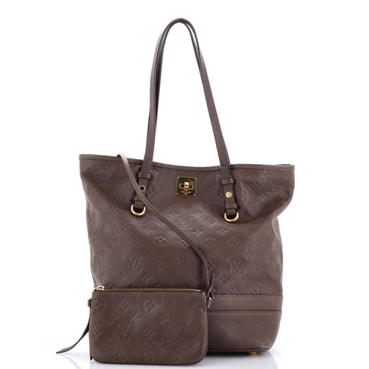 Louis Vuitton Citadine Handbag Empreinte Pm Leather Monogram Tote Bag