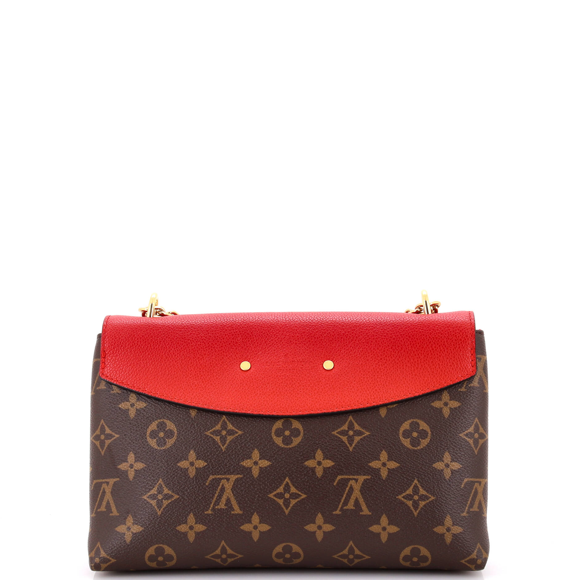 Louis Vuitton Saint Placide Handbag And Leather Canvas Shoulder Bag