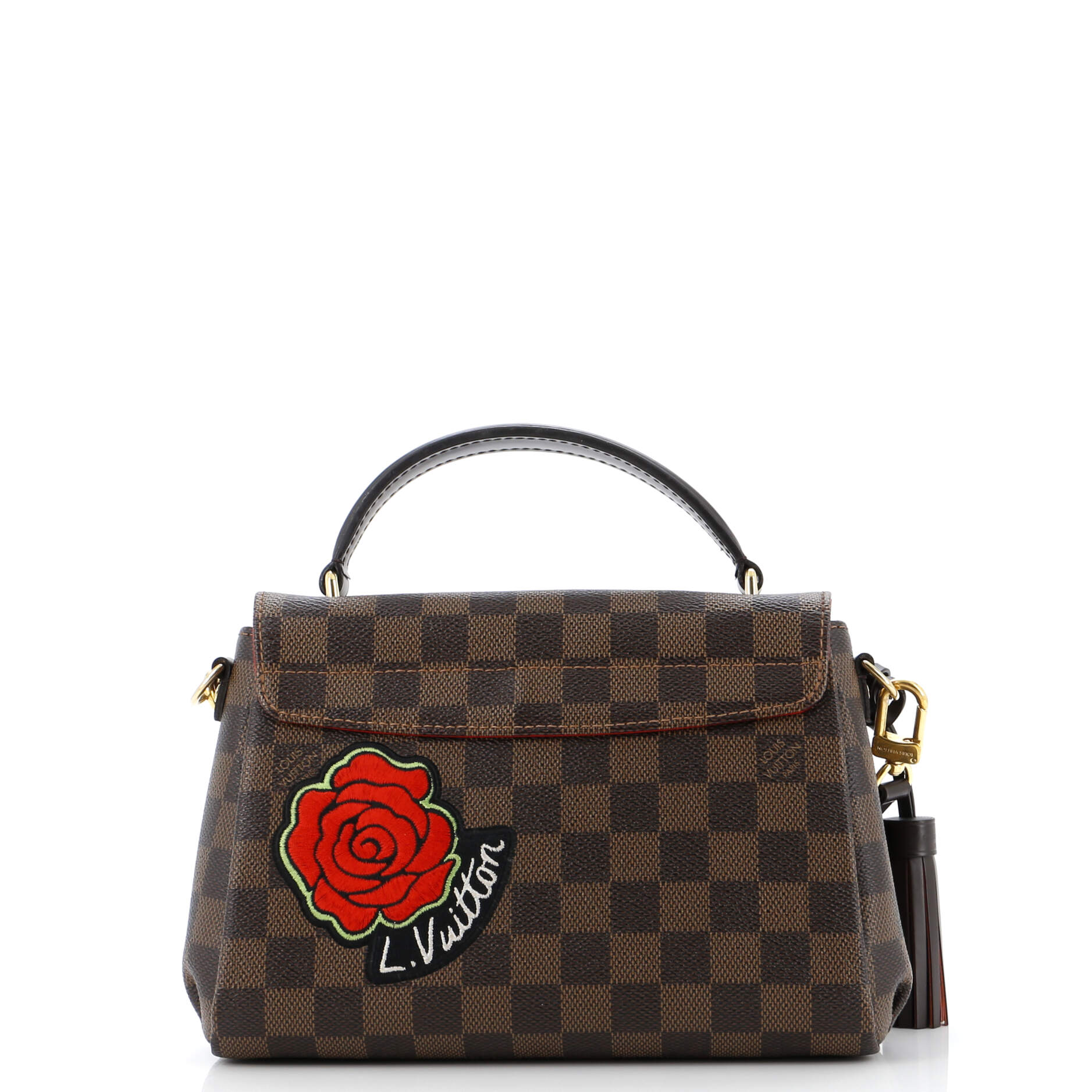 Louis Vuitton Croisette Handbag Limited Edition Patches Damier Shoulder Bag