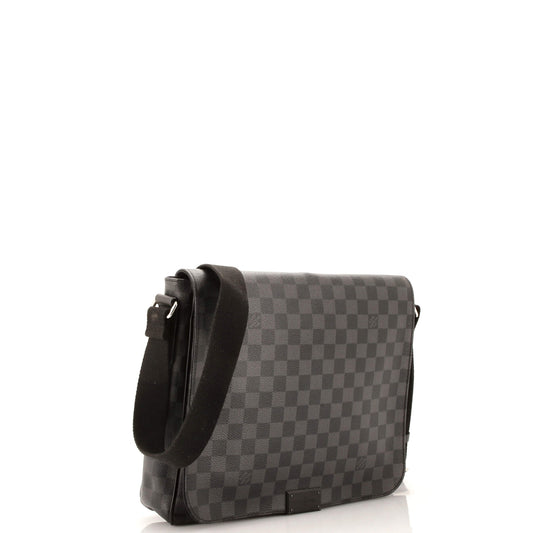 Louis Vuitton District Messenger Bag Damier Graphite Mm Travel Bag