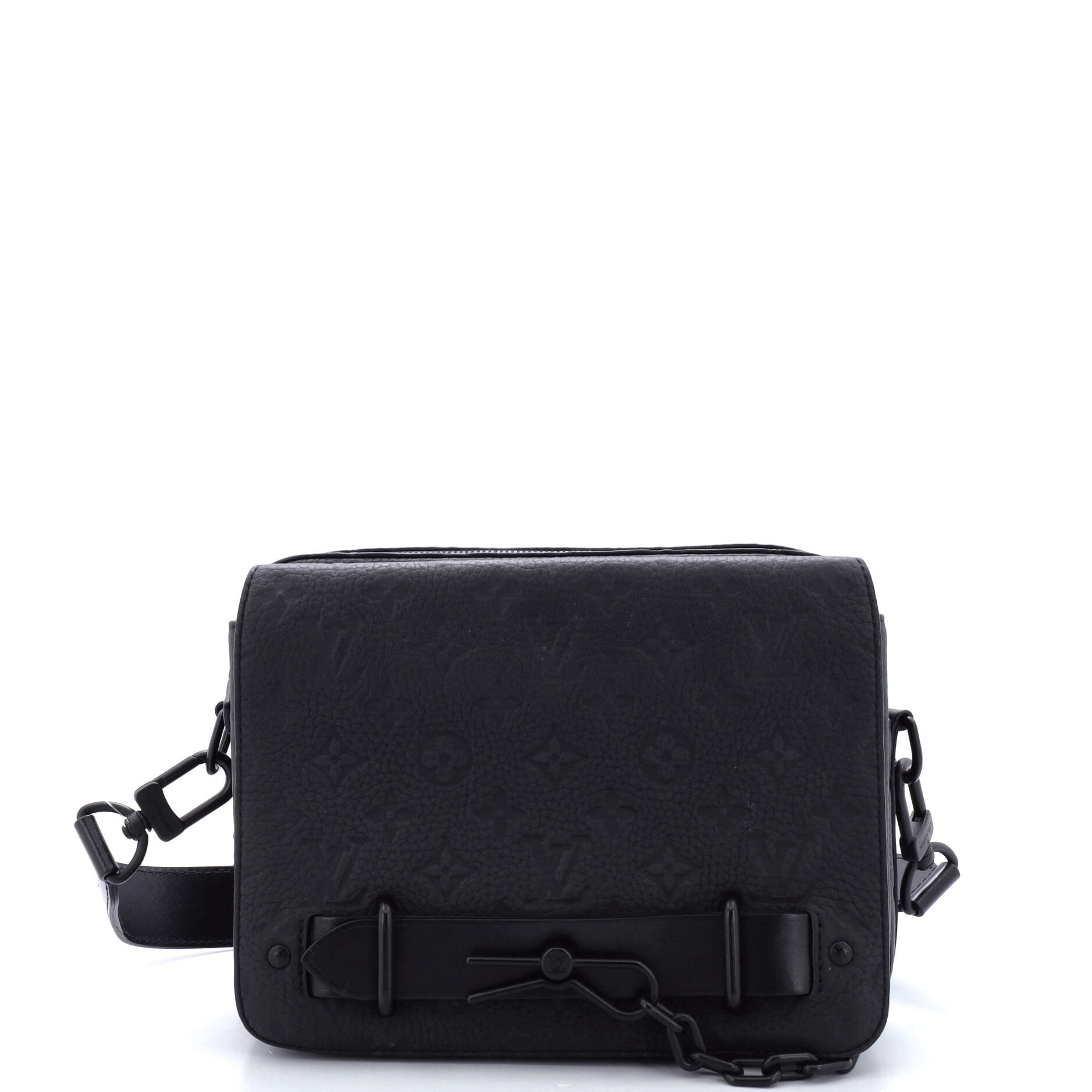 Louis Vuitton Steamer Messenger Bag Taurillon Leather Monogram Travel Bag