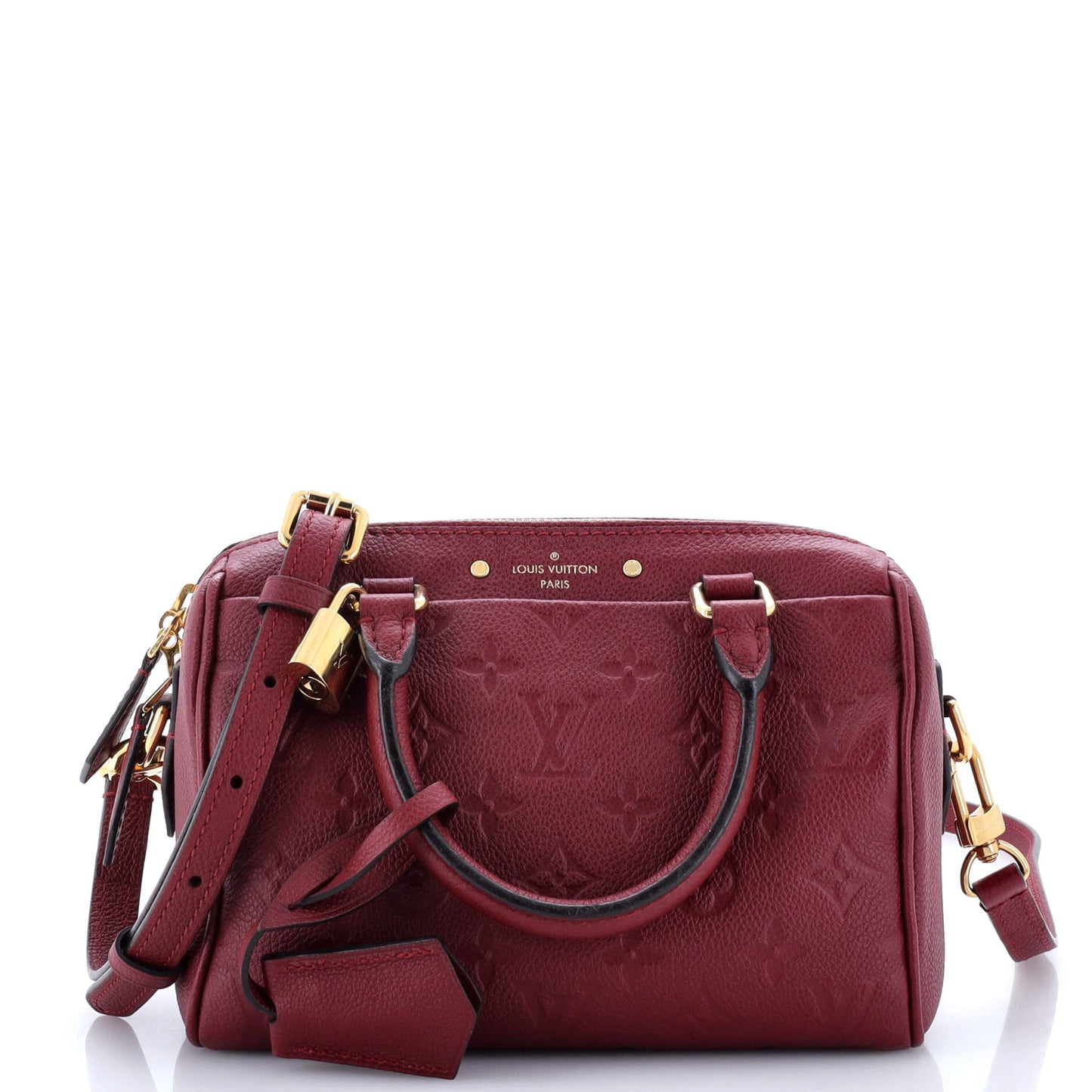 Louis Vuitton Speedy Bandouliere Nm Bag Empreinte Leather Monogram Travel Bag