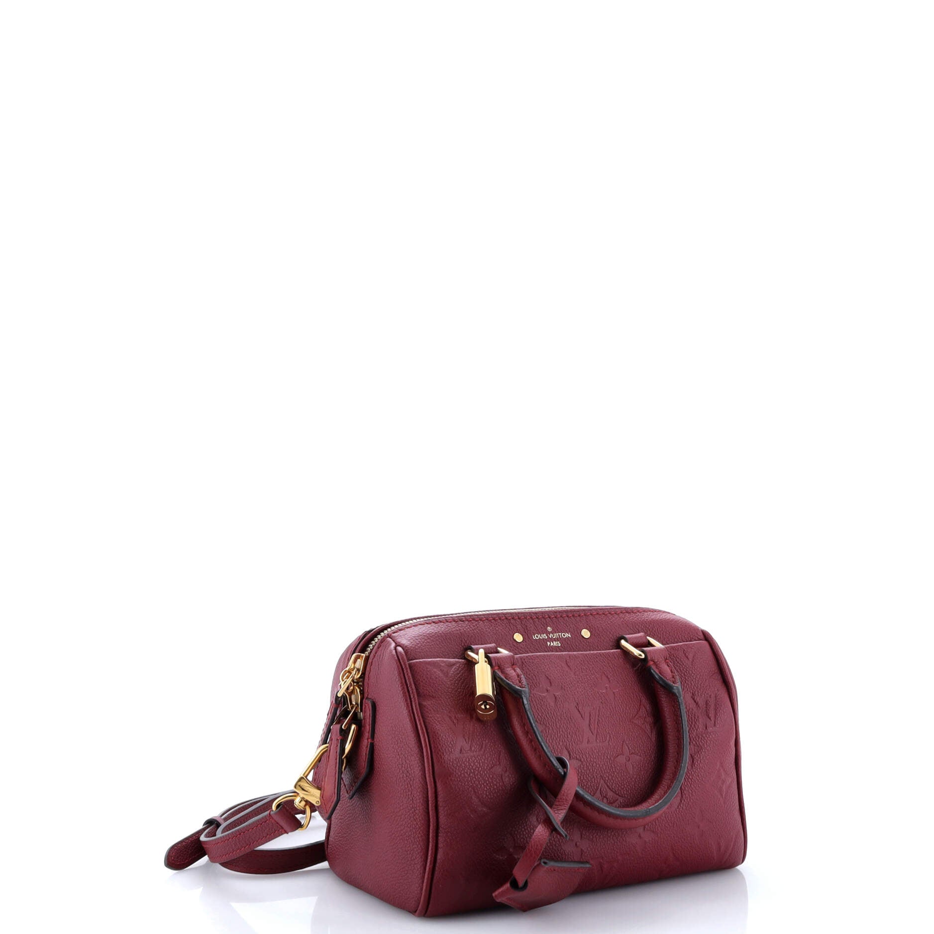 Louis Vuitton Speedy Bandouliere Nm Bag Empreinte Leather Monogram Travel Bag