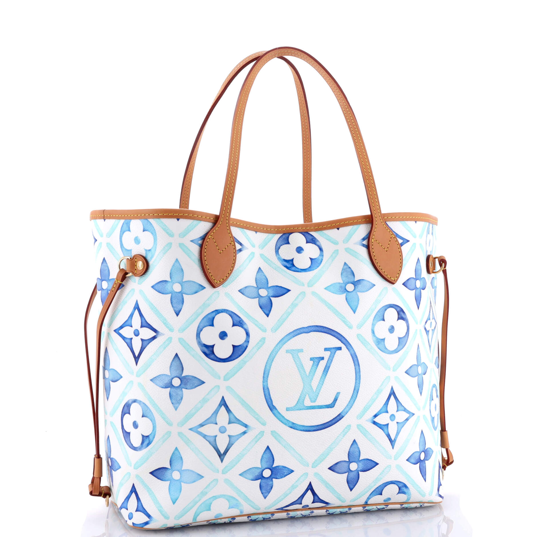 Louis Vuitton Neverfull Nm Tote Limited Edition Tiles Mm Monogram Tote Bag