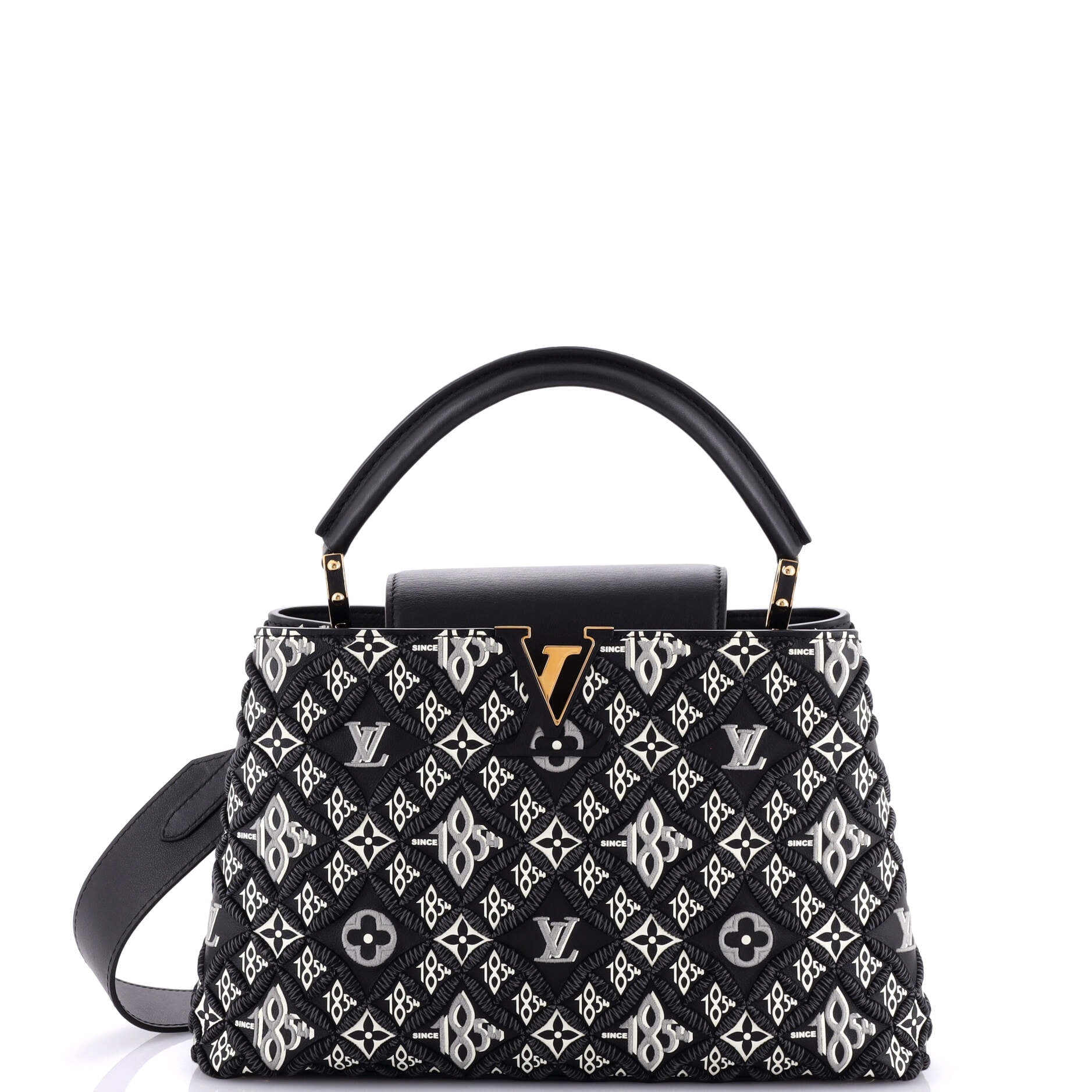 Louis Vuitton Capucines Bag Limited Edition Since Calfskin Pm Monogram Shoulder Bag