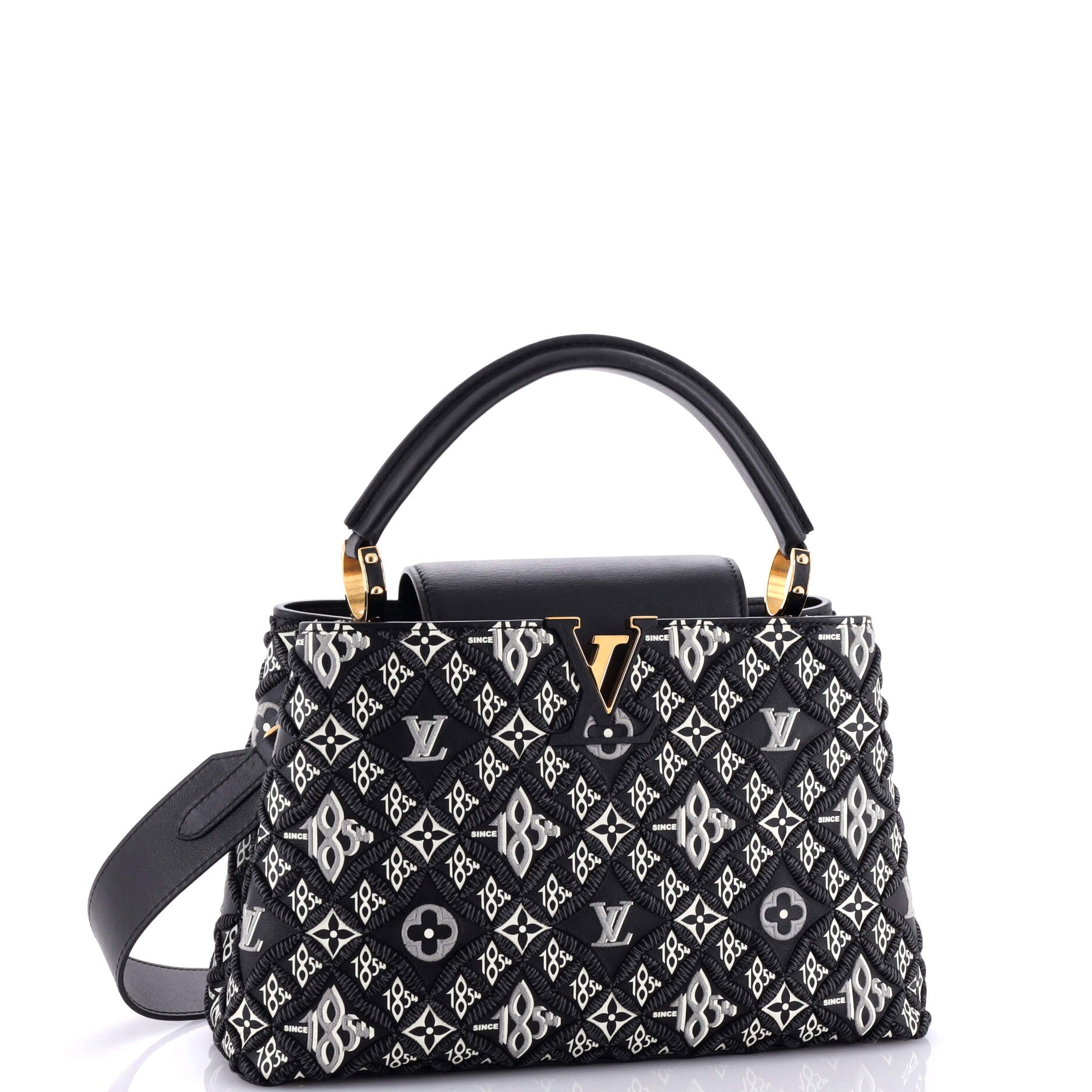 Louis Vuitton Capucines Bag Limited Edition Since Calfskin Pm Monogram Shoulder Bag