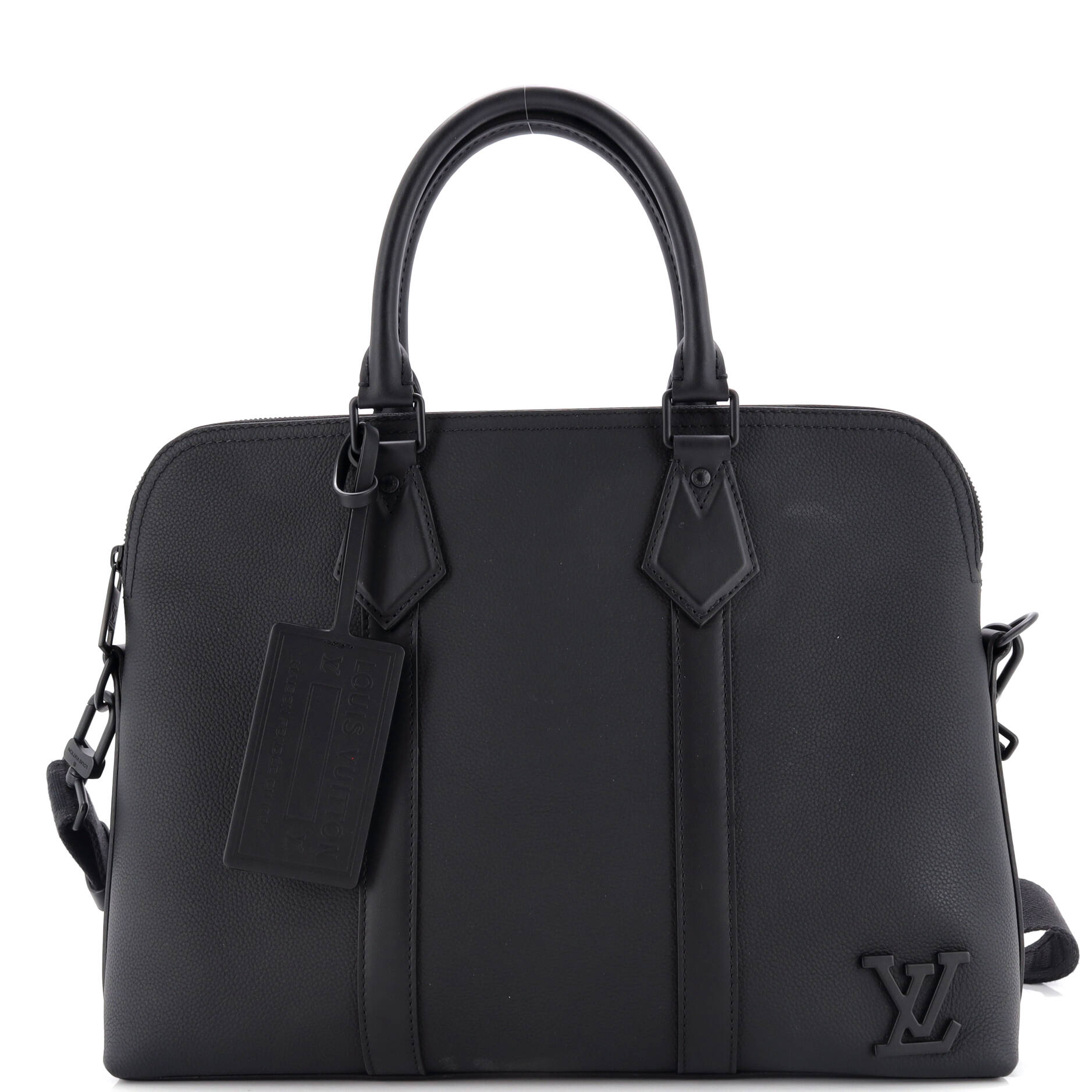 Louis Vuitton Takeoff Aerogram Briefcase Handbag Leather Travel Bag