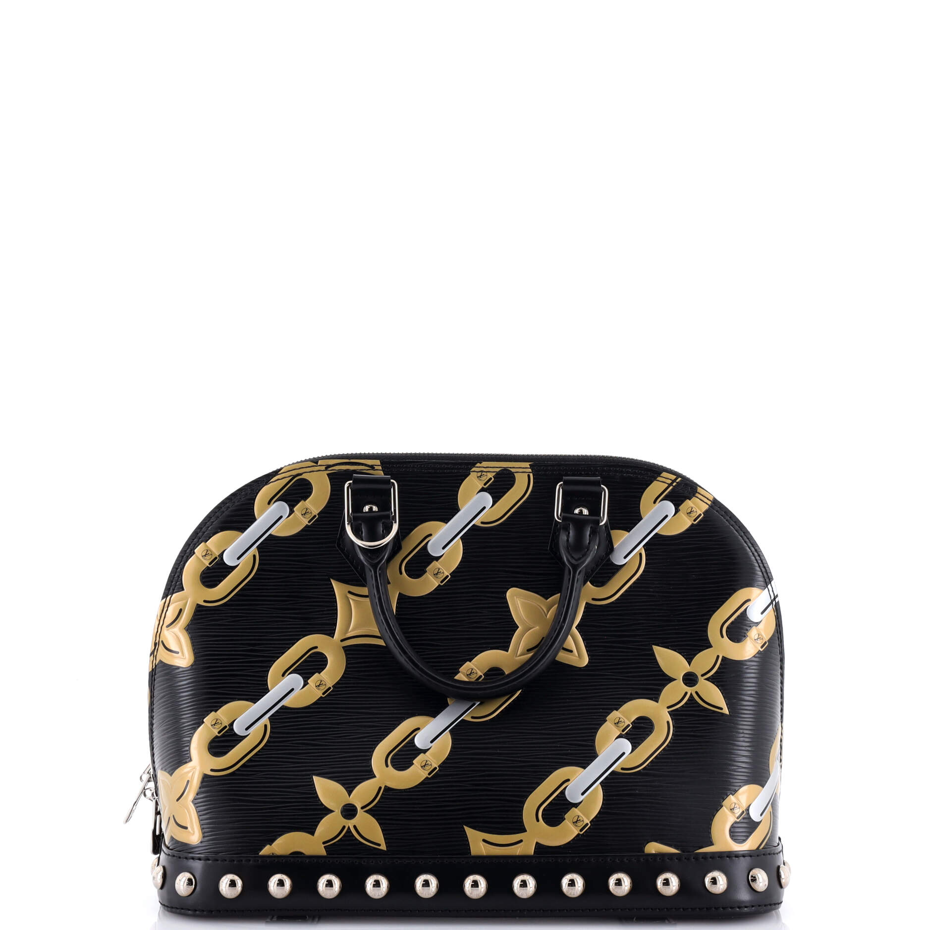 Louis Vuitton Alma Handbag Limited Edition Print Epi Pm Leather Travel Bag