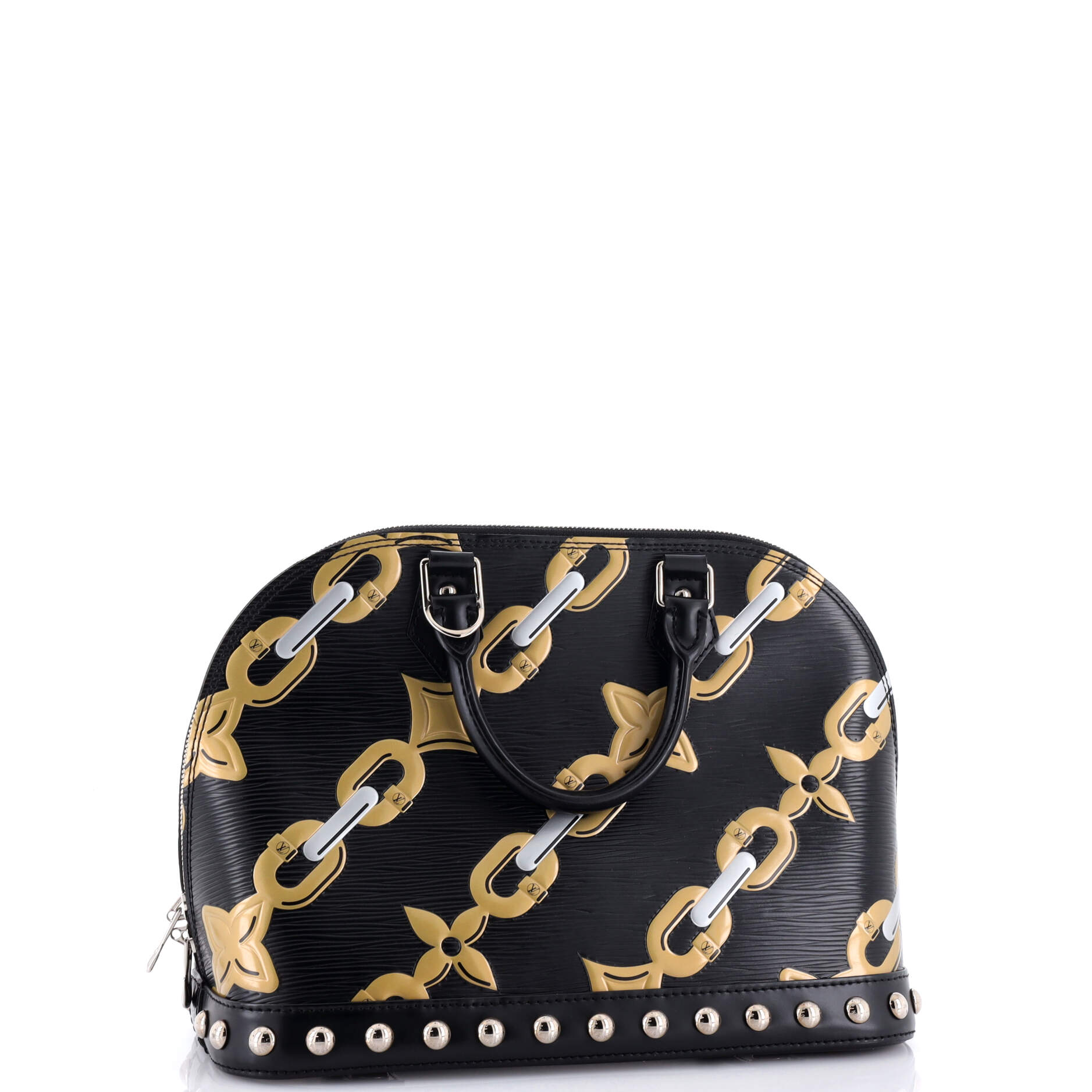 Louis Vuitton Alma Handbag Limited Edition Print Epi Pm Leather Travel Bag