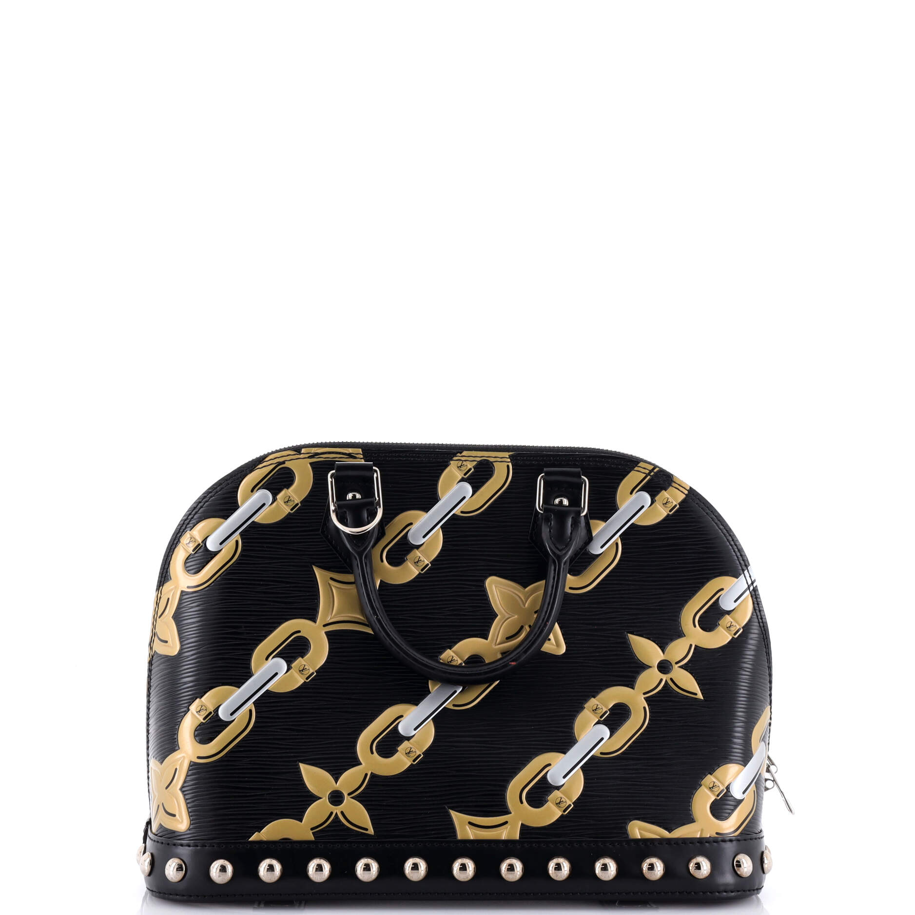 Louis Vuitton Alma Handbag Limited Edition Print Epi Pm Leather Travel Bag