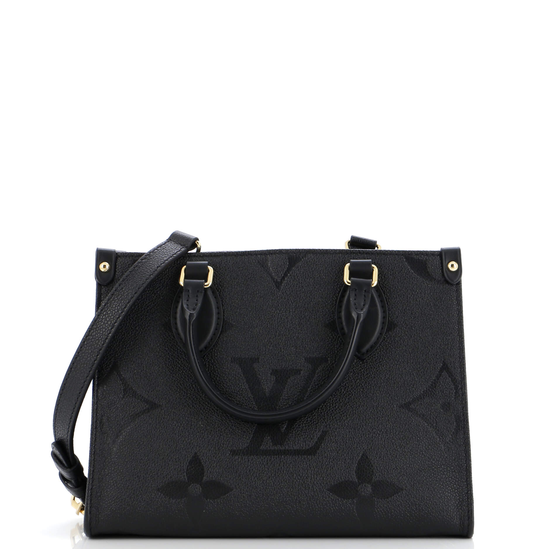 Louis Vuitton Onthego Tote Empreinte Giant Pm Monogram Shoulder Bag