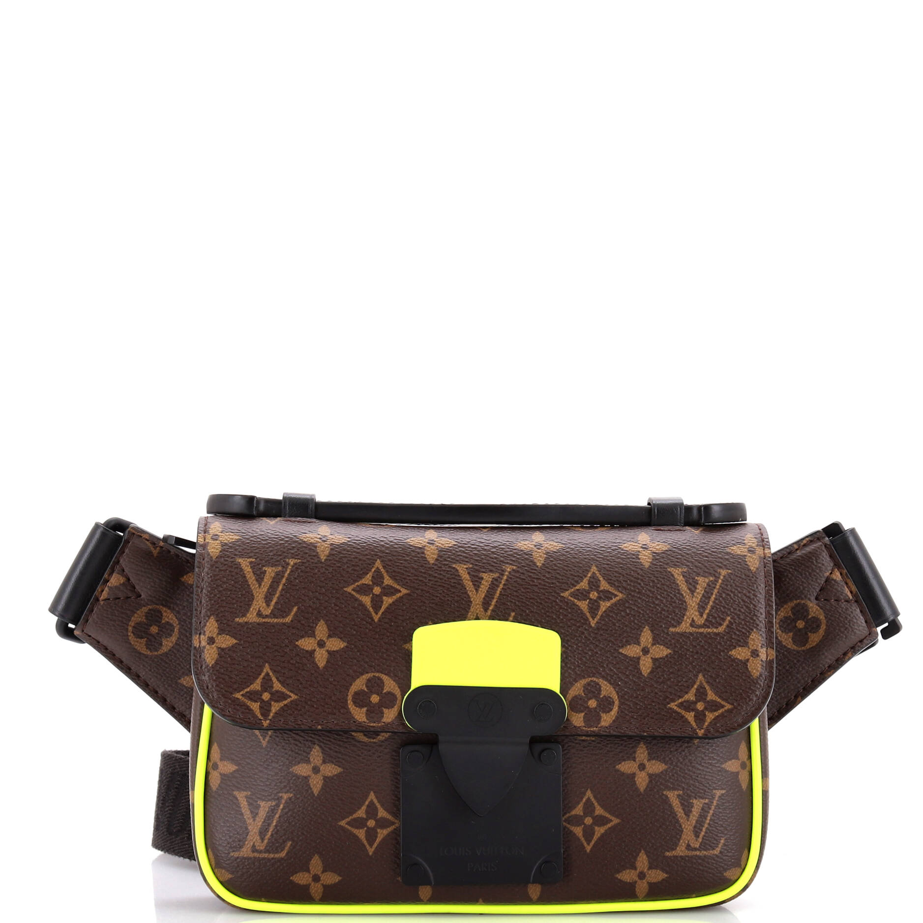 Louis Vuitton Lock Sling Bag Macassar Canvas Monogram Crossbody Bag Canvas 30379254