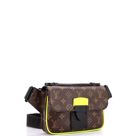 Louis Vuitton Lock Sling Bag Macassar Canvas Monogram Crossbody Bag Canvas 30379254