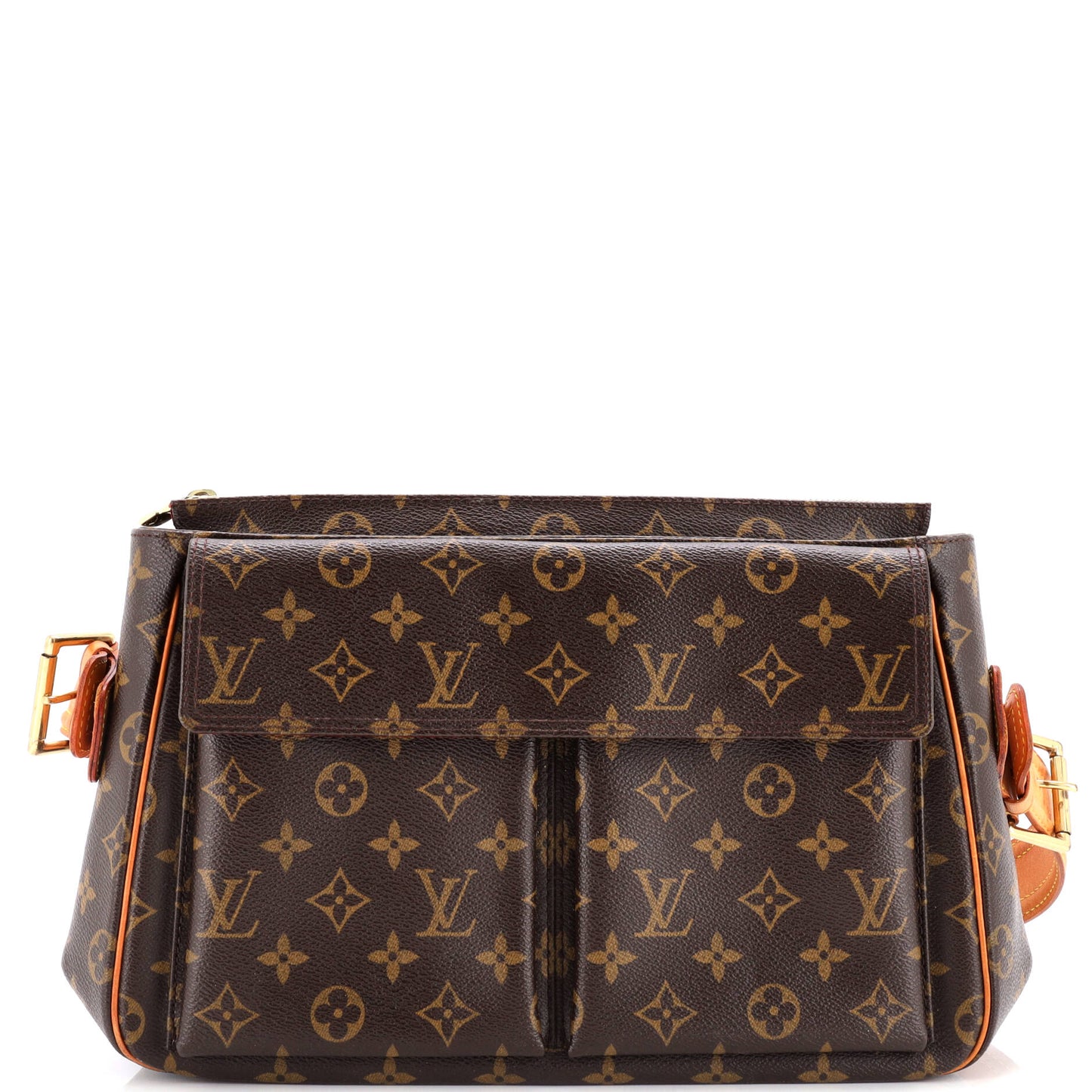 Louis Vuitton Viva Cite Handbag Gm Canvas Monogram Shoulder Bag