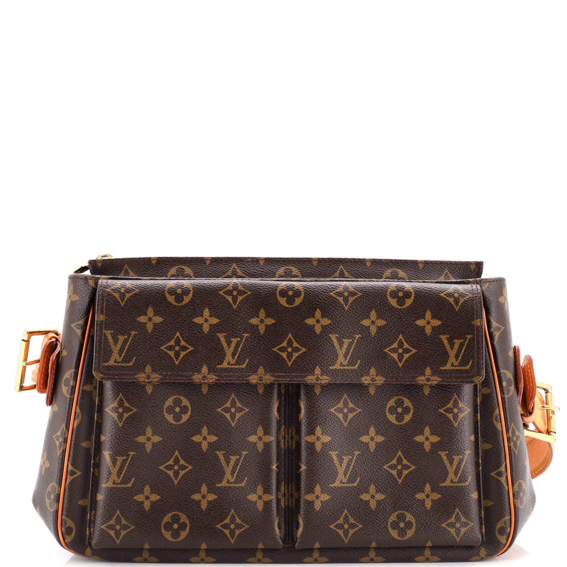 Louis Vuitton Viva Cite Handbag Gm Canvas Monogram Shoulder Bag