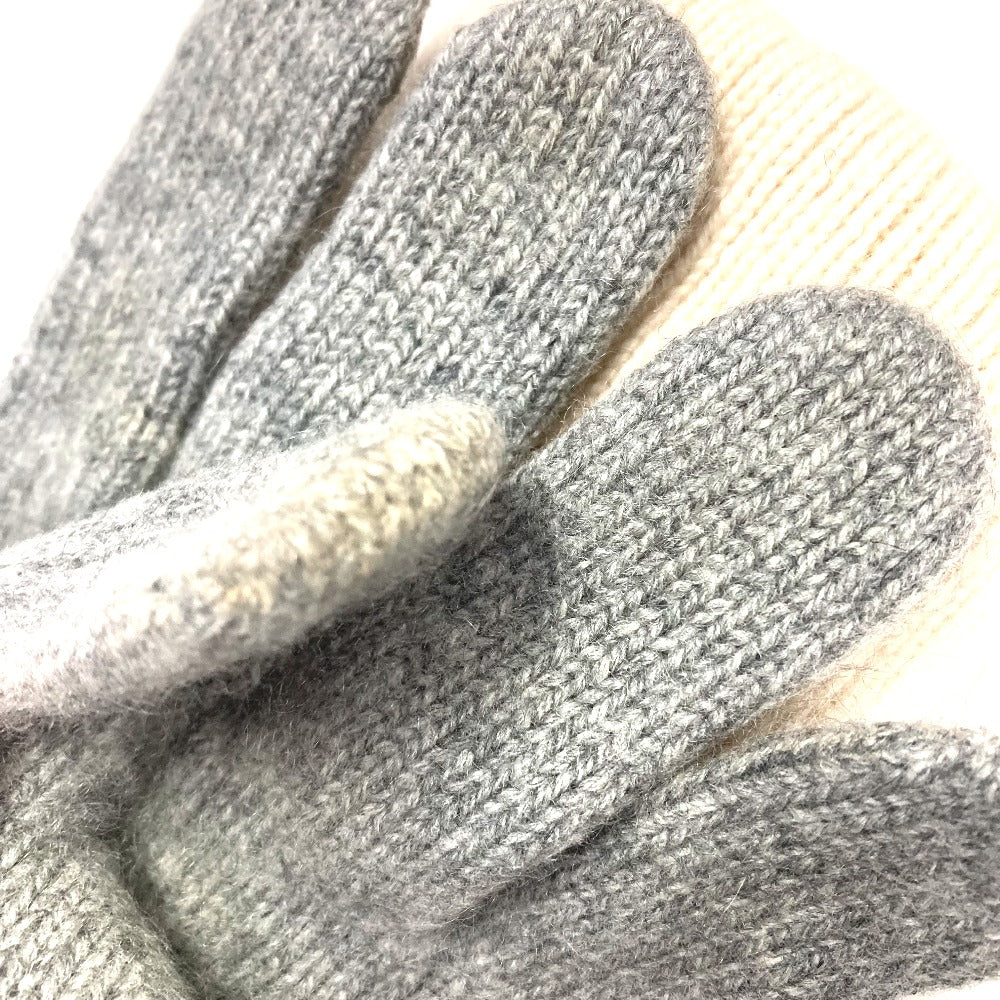 Chanel gloves cashmere Sports CC COCO Mark Gray Handbag