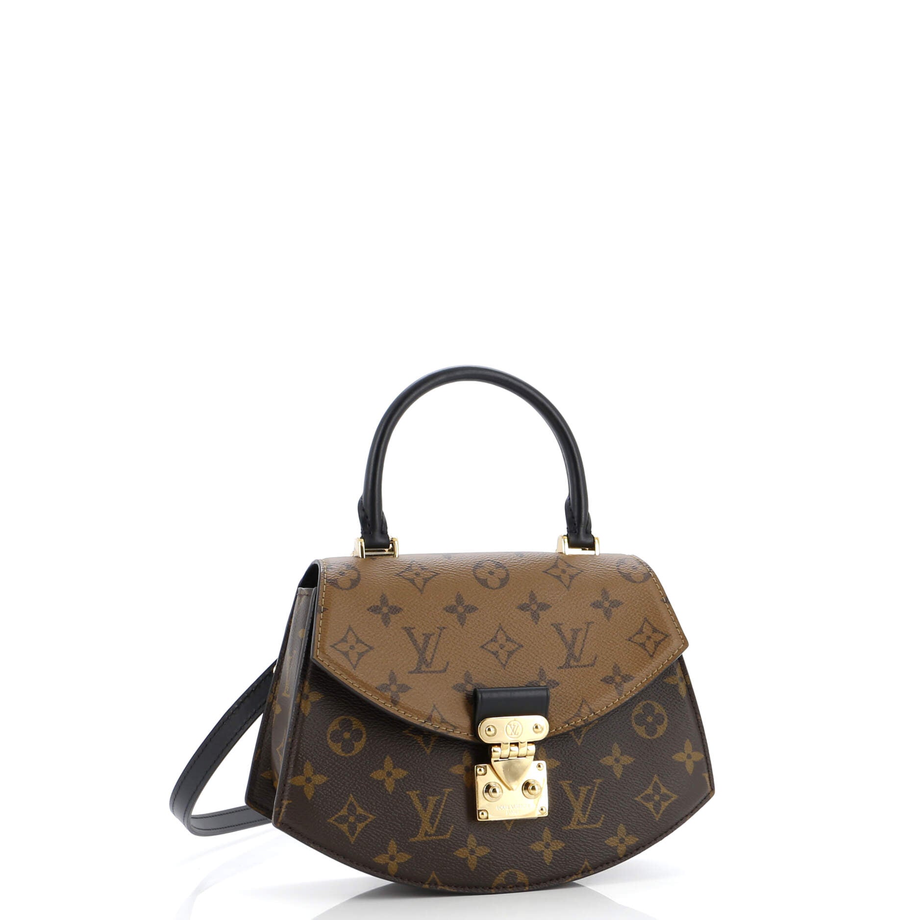 Louis Vuitton Tilsitt Top Handle Bag Reverse Canvas Monogram Travel Bag