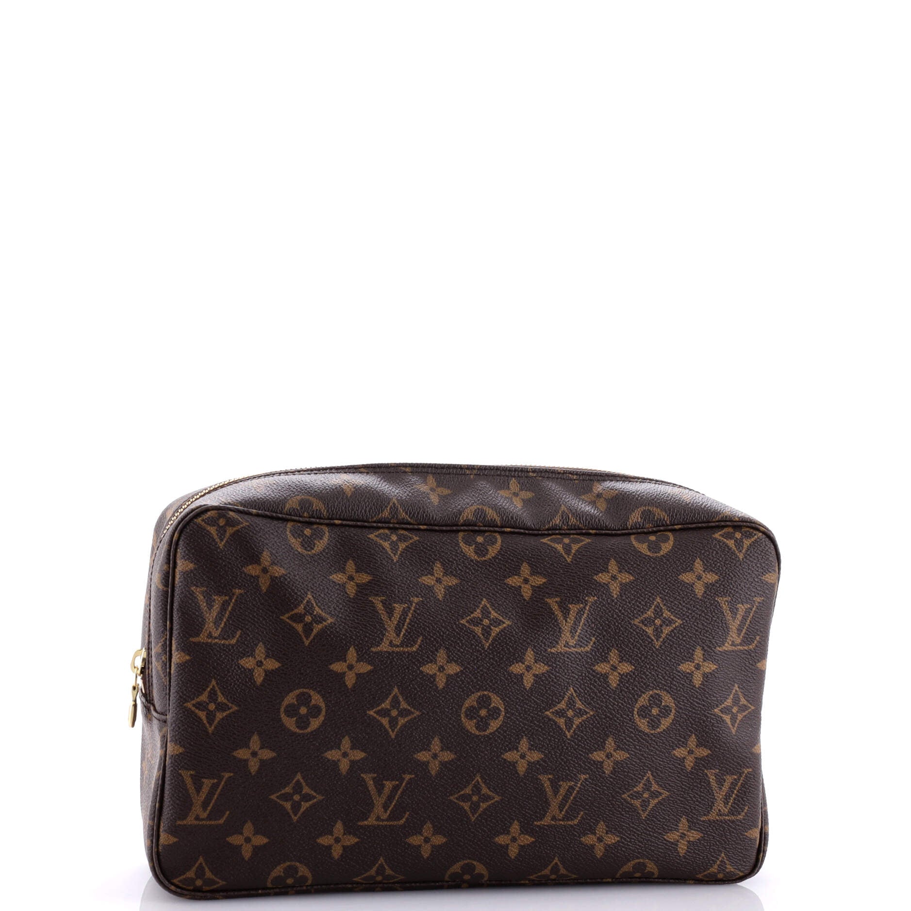 Louis Vuitton Trousse Toiletry Pouch Handbag Canvas Monogram Travel Bag