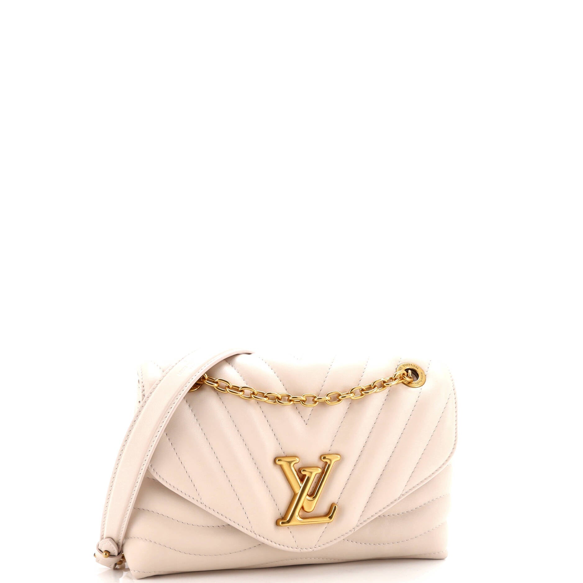 Louis Vuitton New Wave Bag Nm Mm Leather Quilted Shoulder Bag