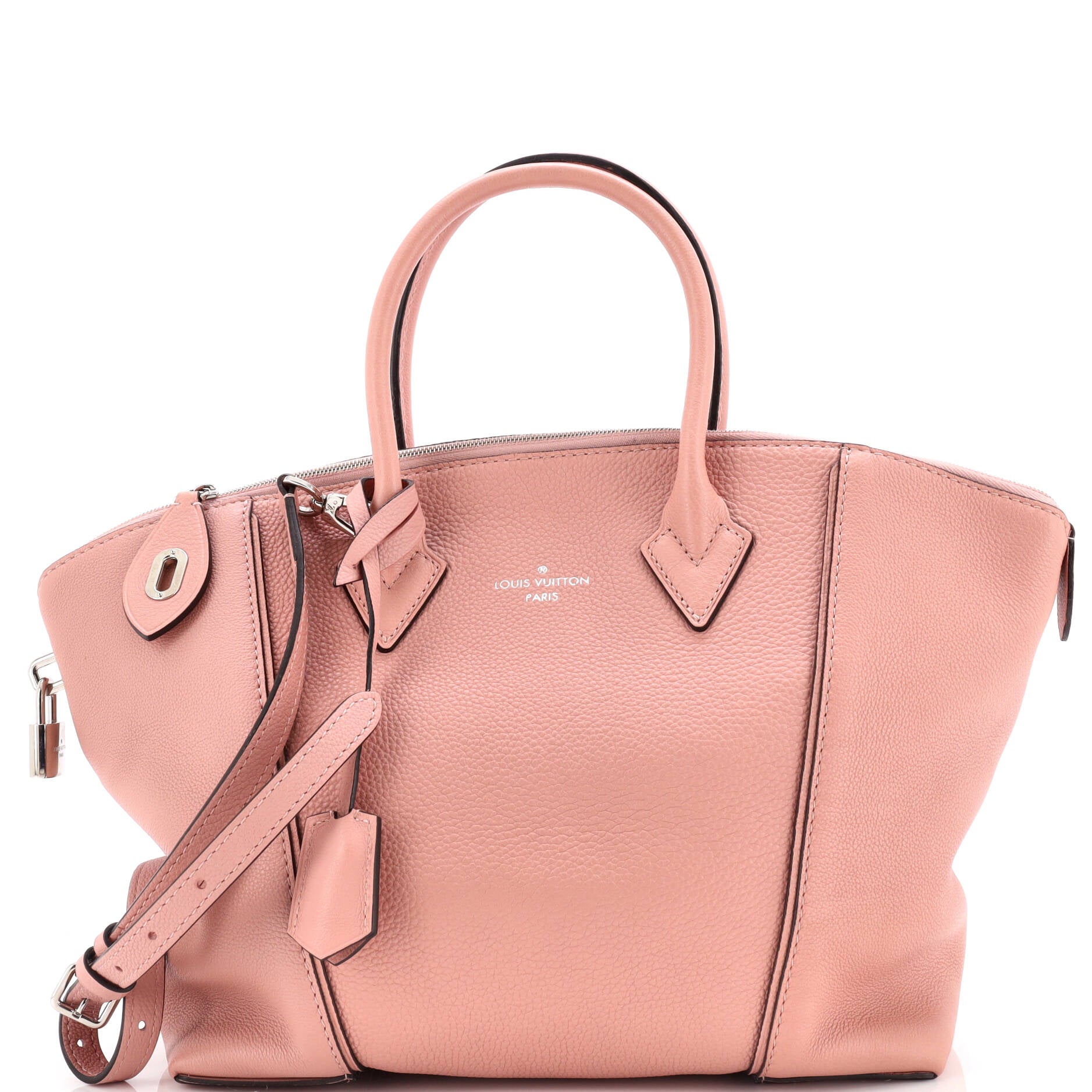 Louis Vuitton Soft Lockit Handbag Pm Leather Tote Bag Leather Pm30482090