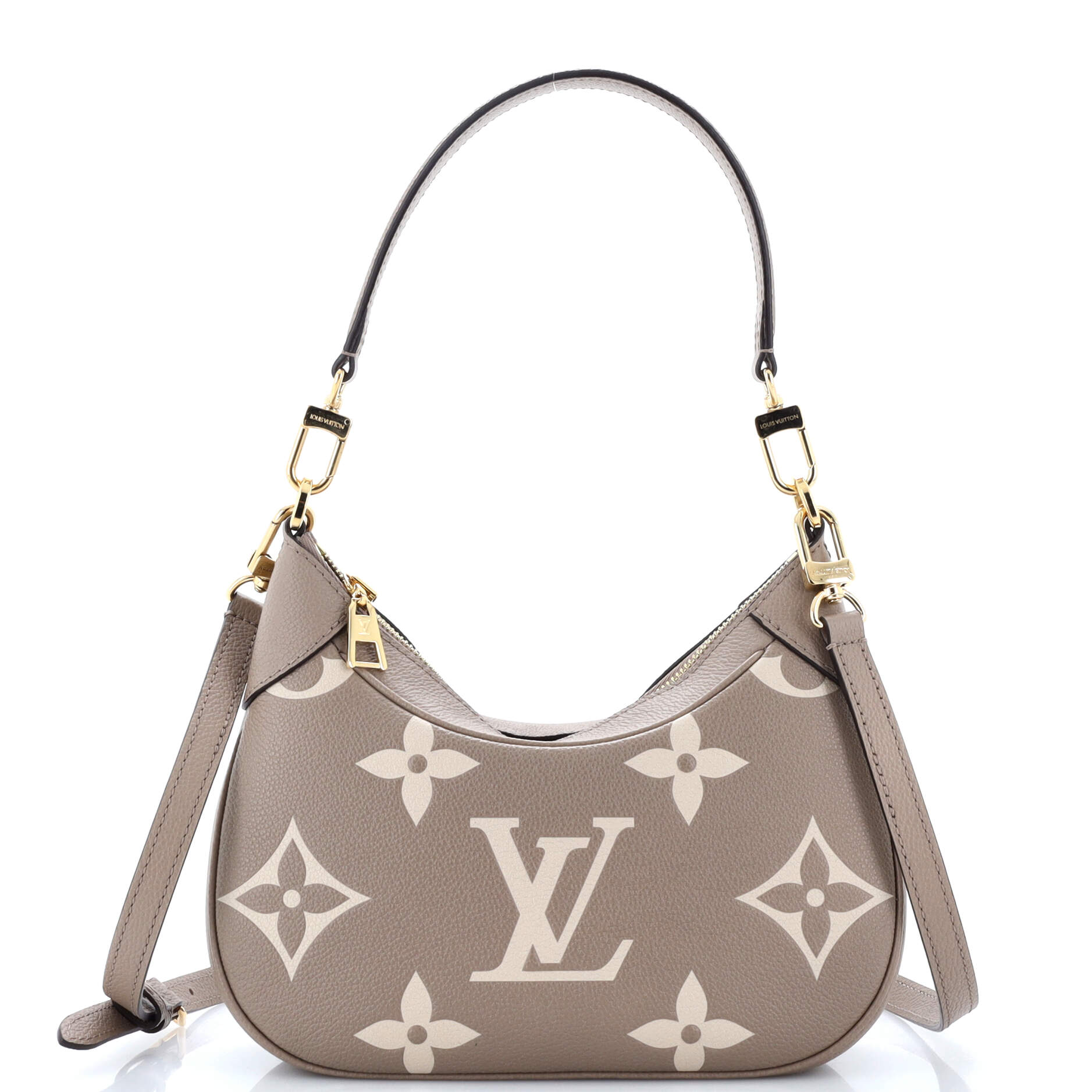 Louis Vuitton Bagatelle Nm Handbag Bicolor Empreinte Giant Monogram Shoulder Bag